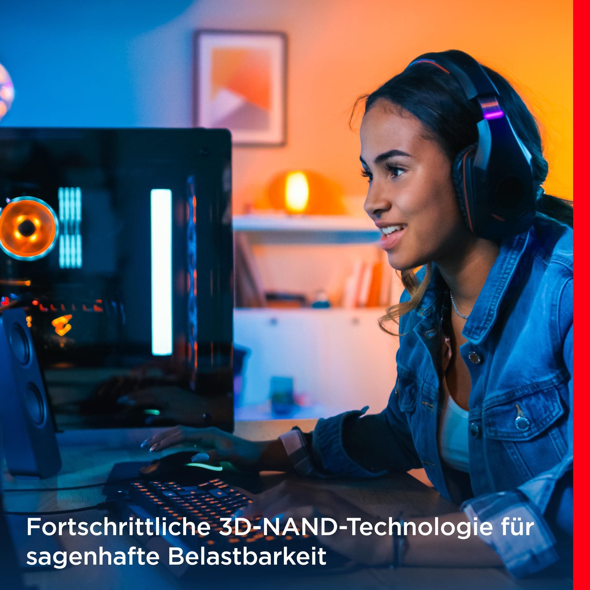 SanDisk Ultra 3D SSD 2 TB SSD interne SSD Festplatte (SSD intern 2,5 Zoll, stoßbeständig, 3D NAND-Technologie, n-Cache 2.0-Technologie, 560 MB/s Übertragungsraten) Schwarz Ultra 3D SSD - New 2 TB SATA SSD Bild 7