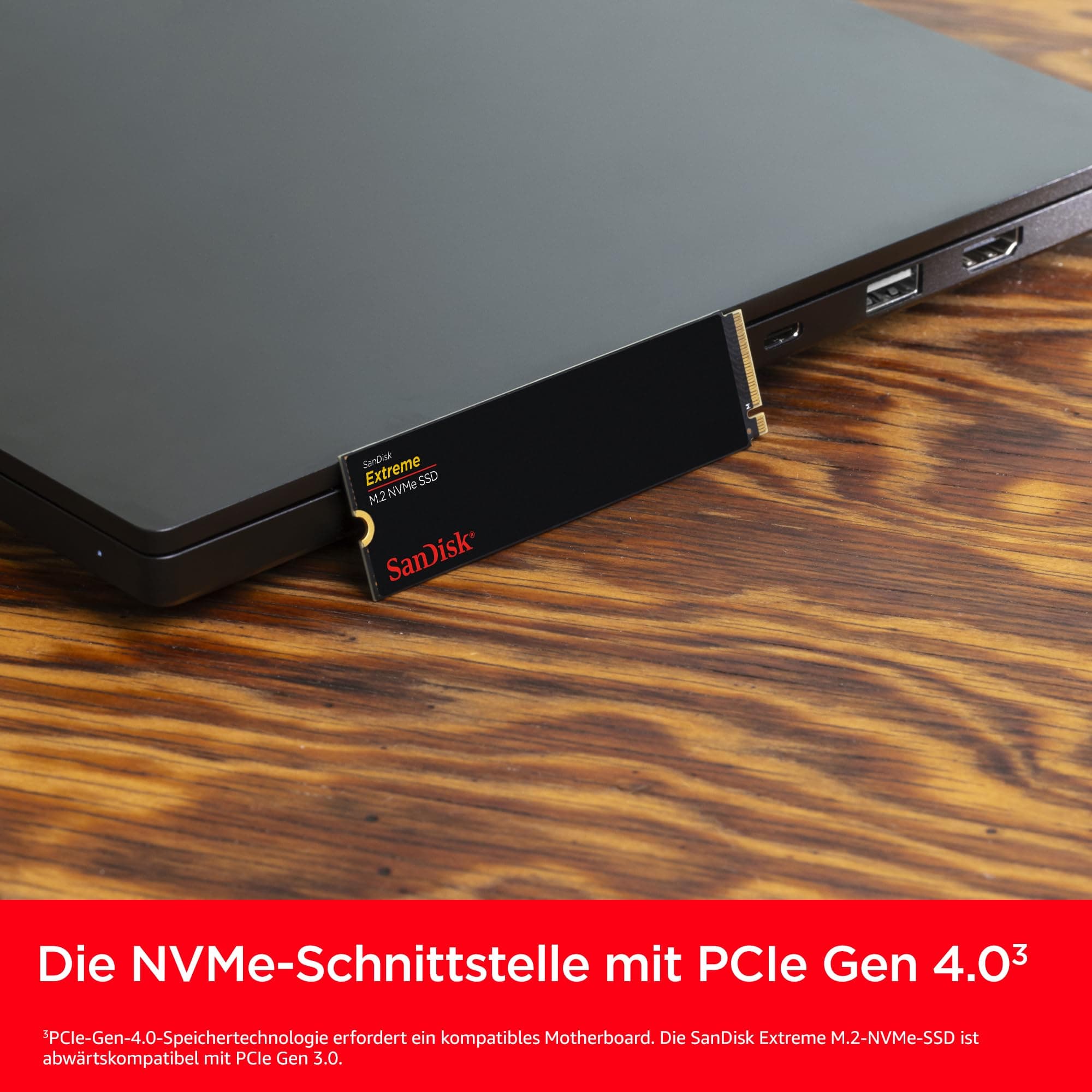 SanDisk Extreme M.2 NVMe SSD 2 TB (Interne SSD, PCIe Gen 4.0, bis zu 5.150 MB/s, nCache-Technologie, 5 Jahre Garantie) Bild 6
