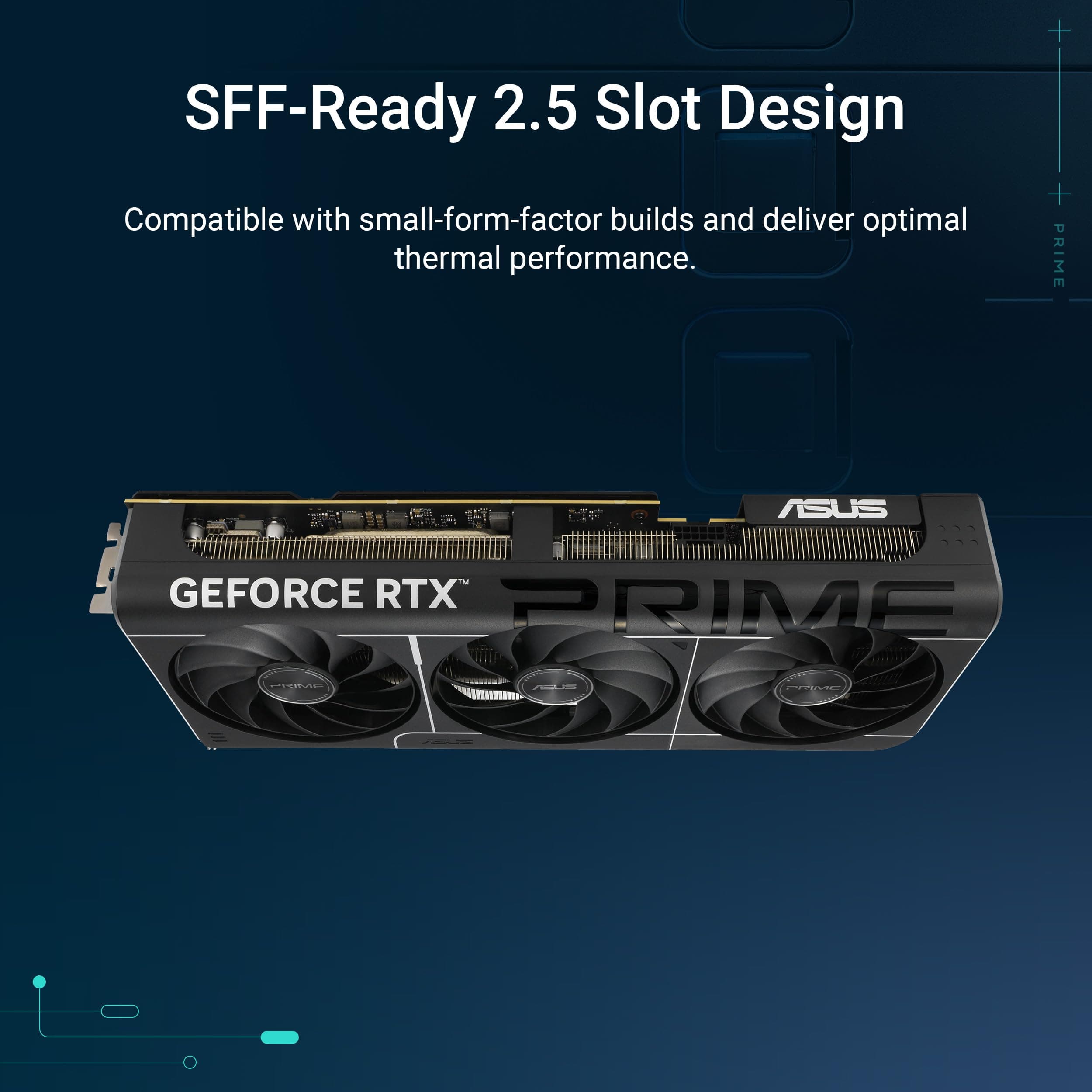 ASUS Prime GeForce RTX 5080 OC Edition 16GB GDDR7 Gaming Grafikkarte (Nvidia GeForce RTX5080, SFF-Ready, Dual-BIOS-Schalter, PCIe 5.0, 1x HDMI 2.1b, 3X DisplayPort 2.1a) Bild 4