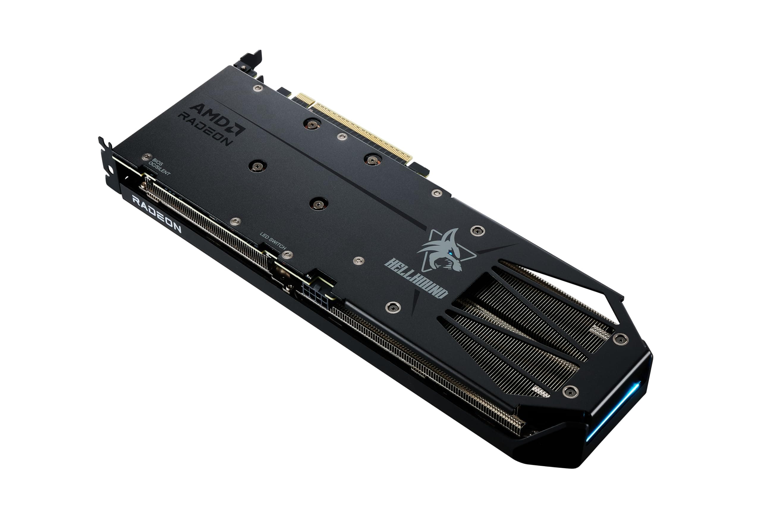 PowerColor Radeon RX9060XT Hellhound OC 16GB 9060 XT 16GB Hellhound Bild 5