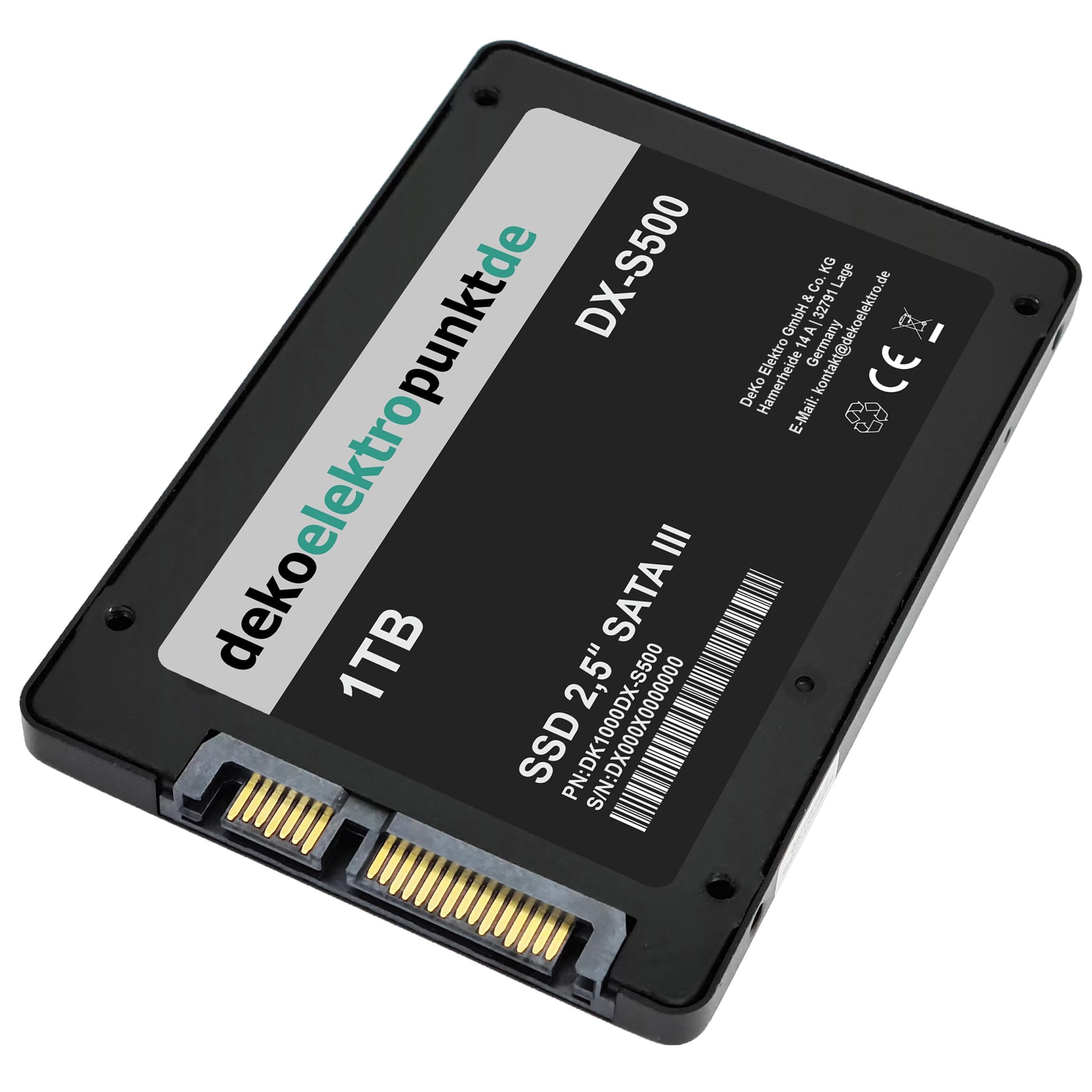 1TB SSD Festplatte passend für MSI MAG Z590 Tomahawk WiFi Mainboard, Alternatives Ersatzteil 2,5" Zoll SATA3 Bild 3