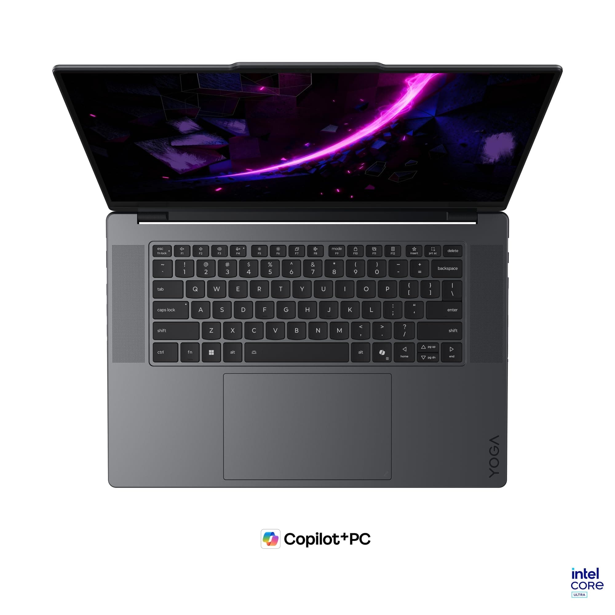 Lenovo Yoga Pro 9i Aura Edition Laptop | 16"3.2K OLED Touch Display | Intel Core Ultra 9 386H | 32GB RAM | 1TB SSD | NVIDIA GeForce RTX 5060 | Windows 11 | QWERTZ | Thunder Grau | 3 Jahre Premium Care Bild 4