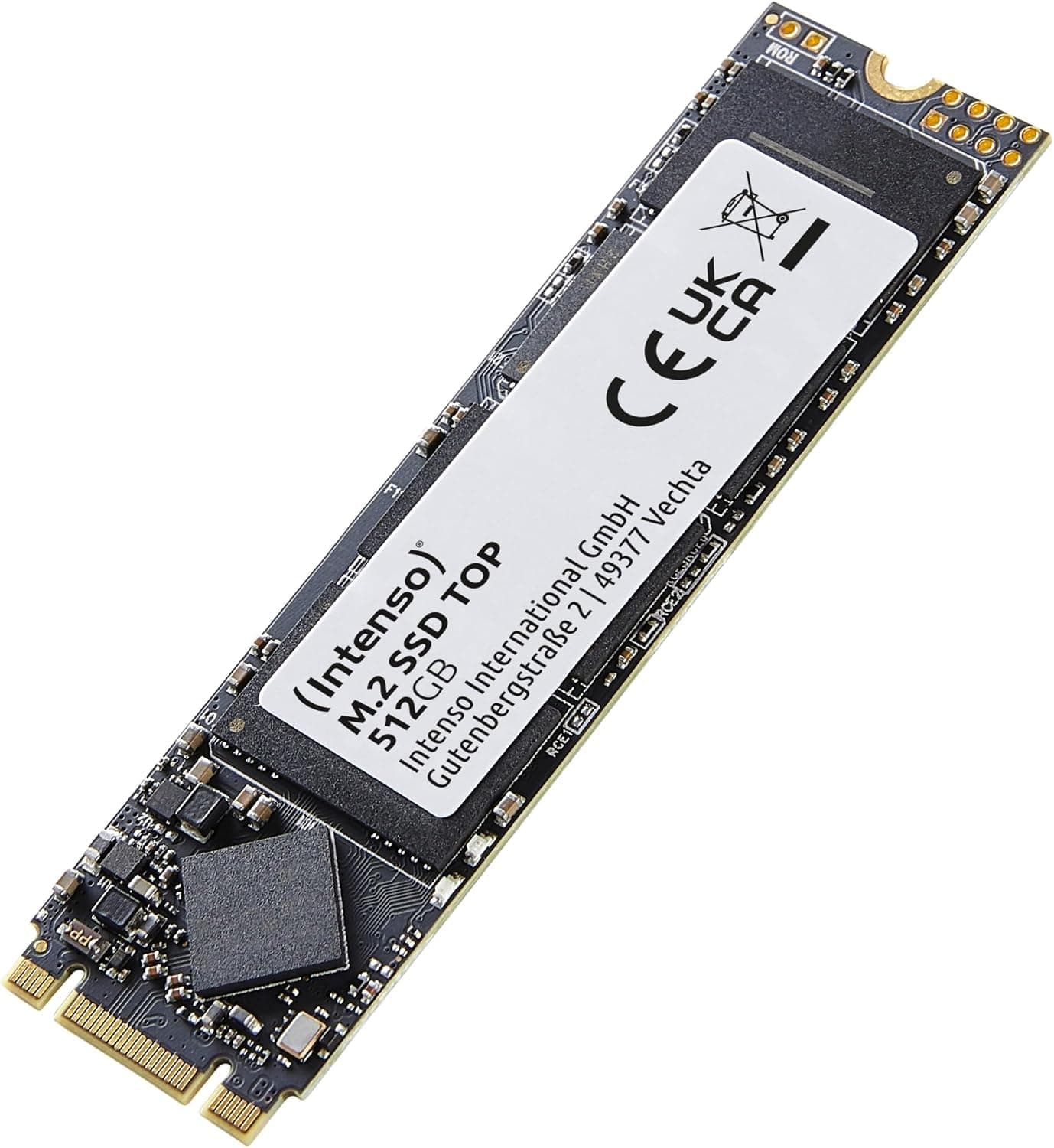Intenso Interne M.2 SSD SATA III Top, 512GB, 550MB/Sekunde, Festkörper-Laufwerk Bild 3