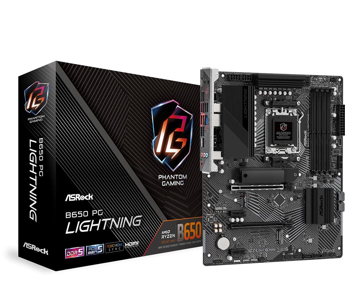 ASRock B650 PG Lightning AM5 ATX HDMI DDR5 Retail