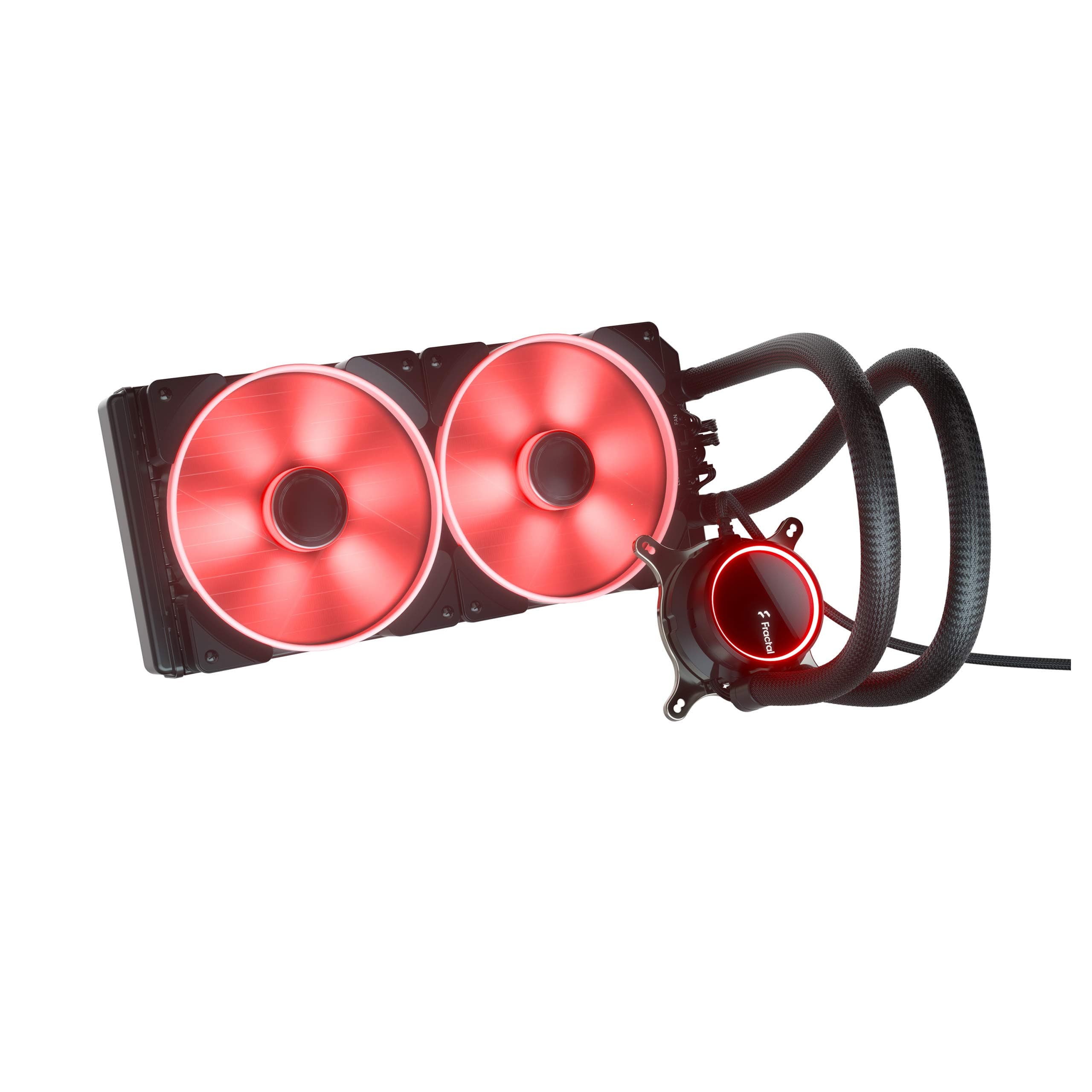 Fractal Design Celsius+ S28 Prisma PWM ARGB 280mm Silent Performance Slim Radiator AIO CPU Wasserkühlung, Liquid/Water Cooler Bild 4