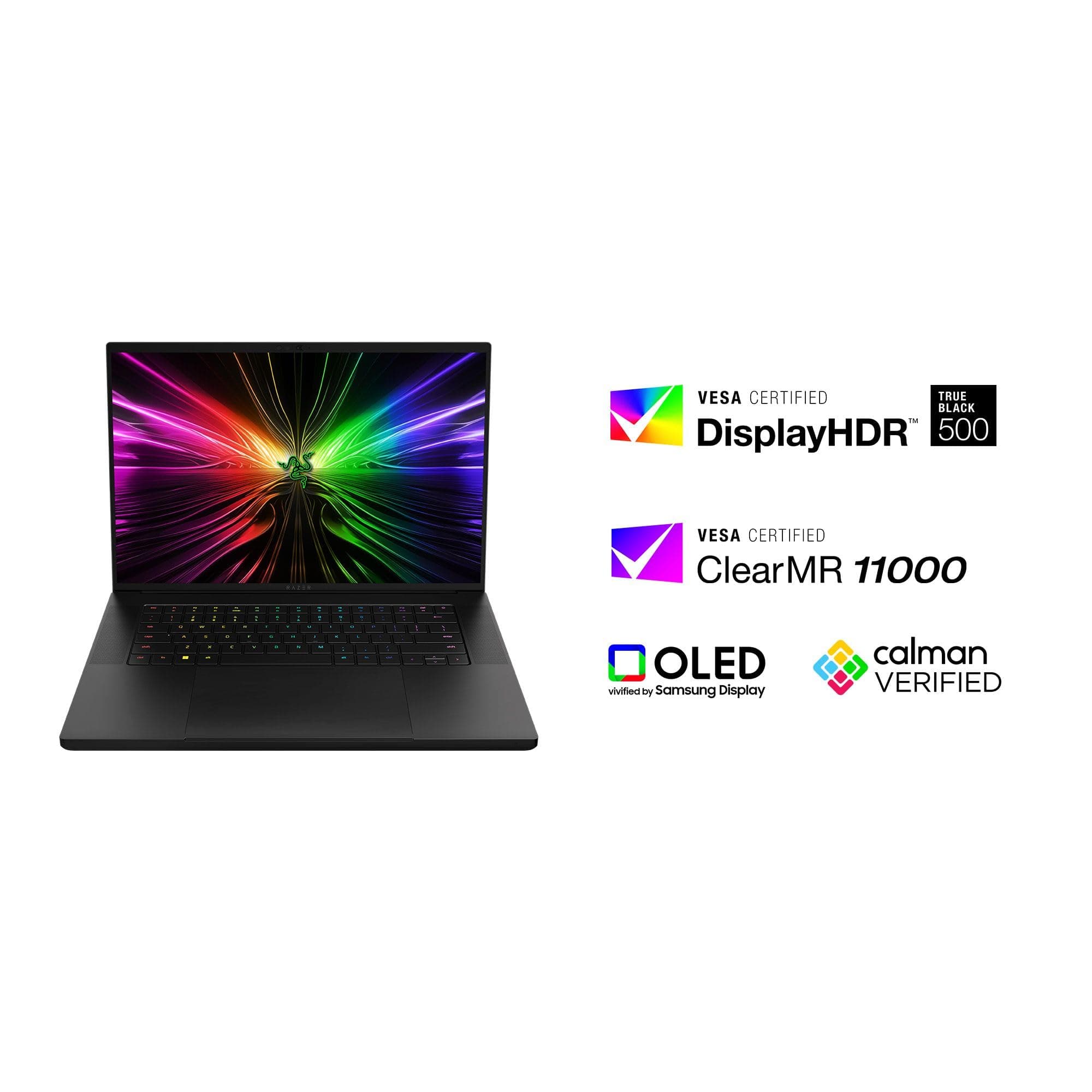 Razer Blade 16 (2024) - 16 Zoll Gaming-Laptop - NVIDIA Geforce RTX 4070 - Intel i9-14900HX - 16" QHD+ OLED 240Hz Display - Snap tap (16GB DDR5 RAM, 1TB SSD, Alu-Gehäuse) QWERTZ DE-Layout | Schwarz RTX 4070 | OLED 240Hz | 16GB | 1TB SSD Bild 8