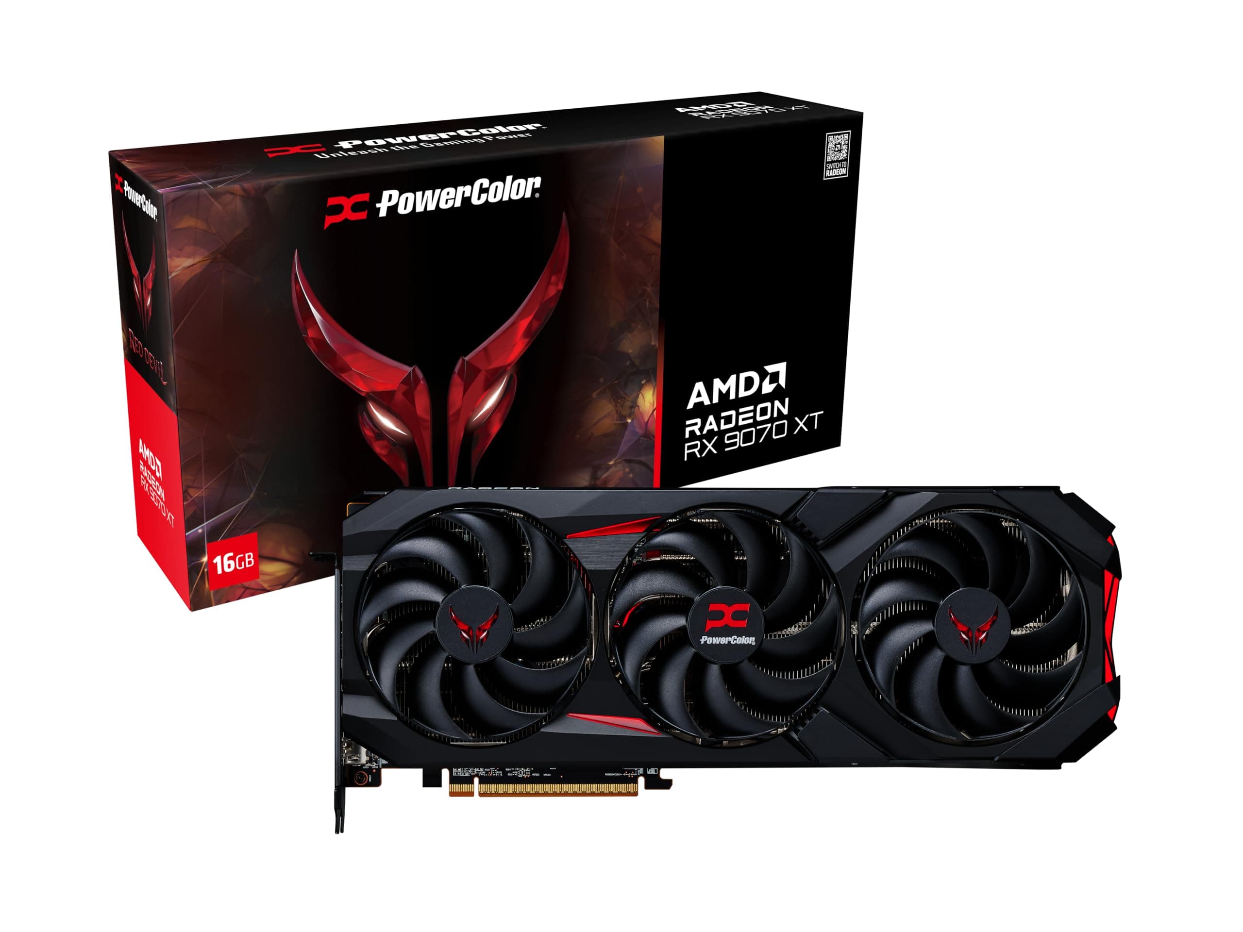 Powercolor Red Devil Radeon Rx 9070 Xt Amd 16 Gb Gddr6 (rx 9070 Xt 16gb Powercolor Red Devil o) Bild 2