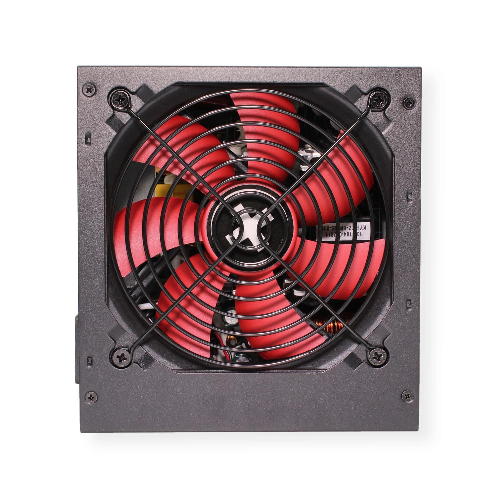 Xilence XP600R6 PC Netzteil, 600W Peak Power, ATX, rot/schwarz Bild 2