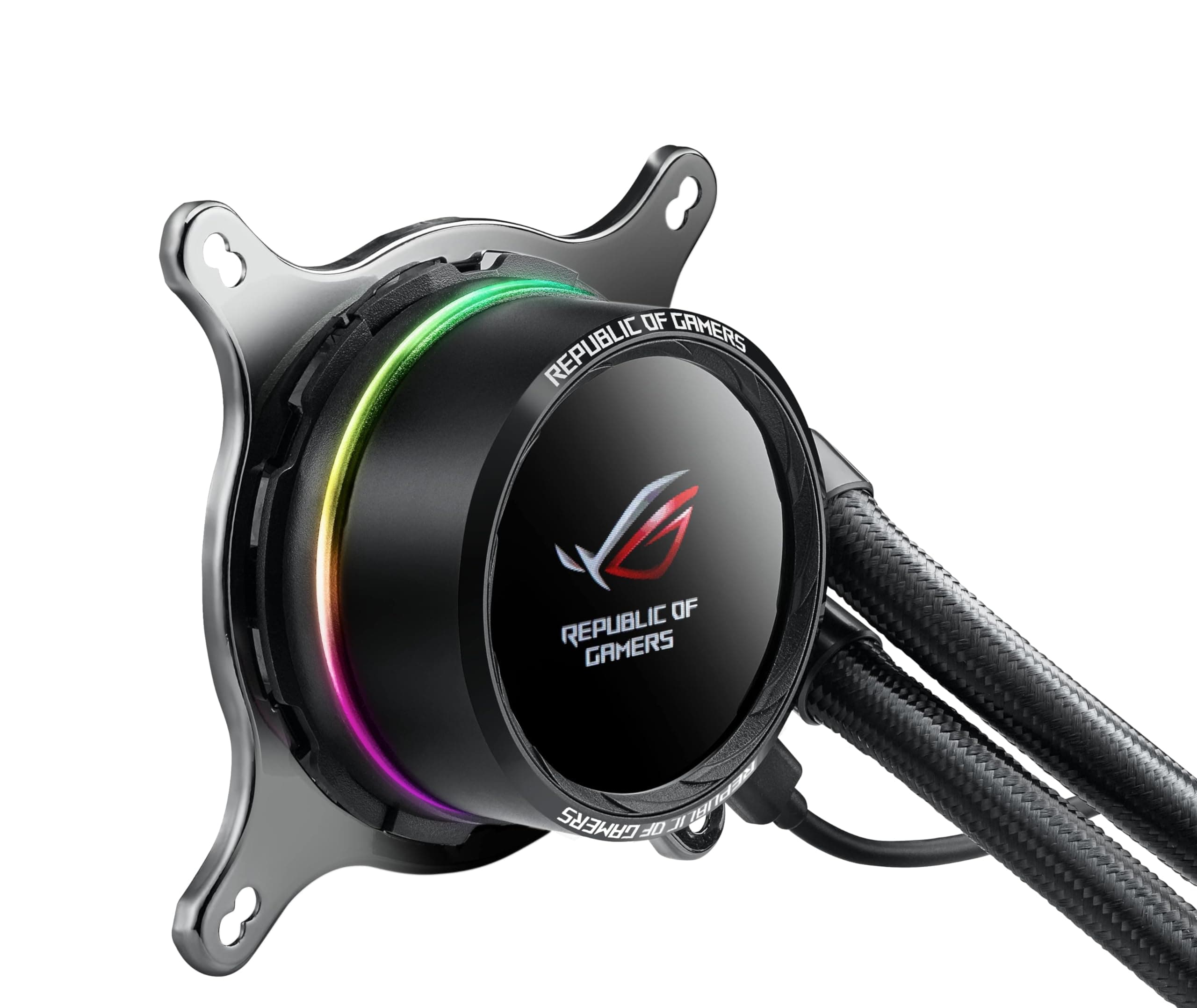 ASUS ROG Ryuo 120 All-in-One CPU-Wasserkühlung (1,77 Zoll OLED Display, Aura Sync RGB, ROG-120 mm-Lüfter) Bild 8