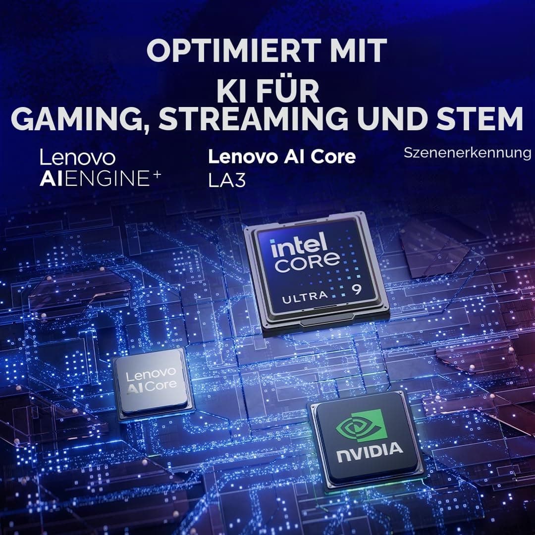 Lenovo Legion 7 Gaming Laptop - OLED Display WQXGA 16" 240Hz, Nvidia GeForce RTX 5070 8GB, Intel Core Ultra 9 275HX, 32GB RAM, SSD 2T, Windows 11 Home, Italienische RGB Tastatur - Glacier White Bild 5