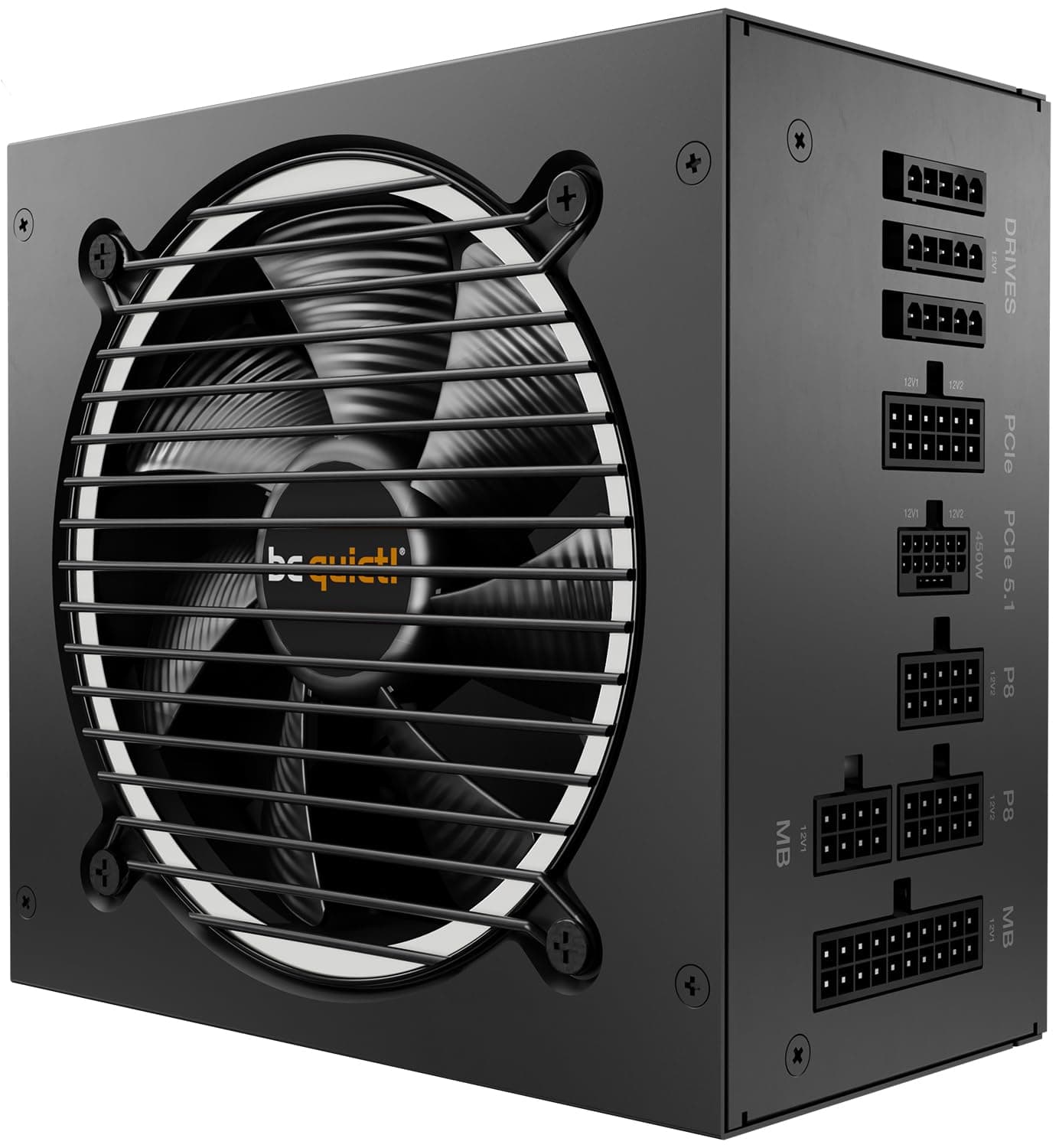 be quiet! Pure Power 12 M 650W, ATX 3.1 und PCIe 5.1 kompatibel, 80 Plus Gold, moduleres Netzteil, 12V-2x6-Kabel inkludiert, 120mm be quiet! Lüfter, BN342 Bild 2