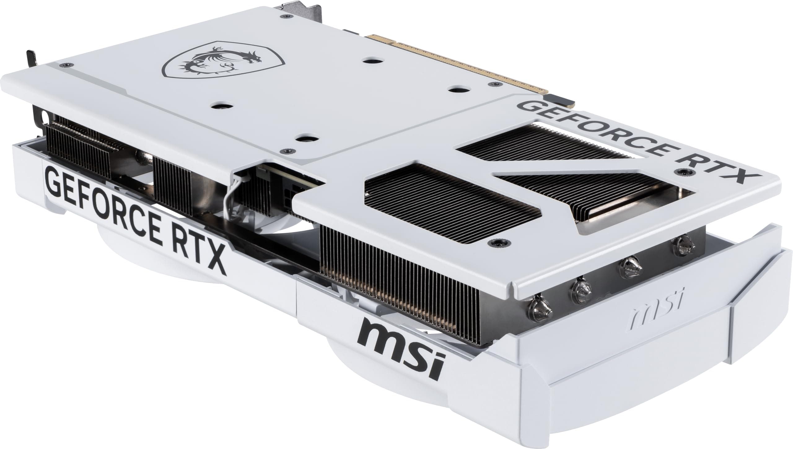 MSI Gaming RTX 5070 12G Ventus 2X OC White Grafikkarte (12GB GDDR7, 192-Bit, Extreme Performance:2557MHz, DisplayPort x3 2.1a, HDMI 2.1b, NVIDIA Blackwell Architecture) Bild 7