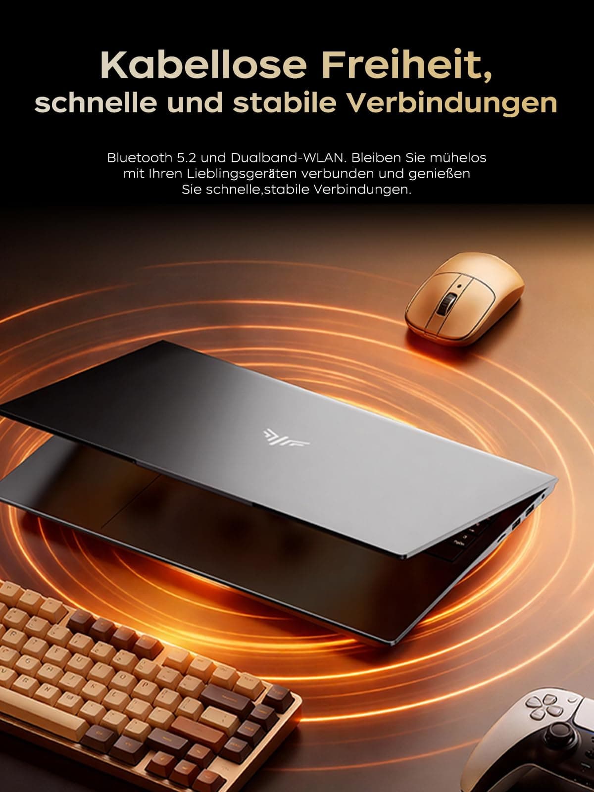 16-Zoll-FHD-Laptop, Ryzen R2544-Prozessor mit bis zu 3,7 GHz, 16 GB RAM, 512 GB M.2-SSD, 16-Zoll-Business-Laptops, unterstützt WLAN 5, BT 5.0, 3 × USB 3.2, Zwei Lautsprecher 16-Zoll-R2544-16+512GB Bild 7