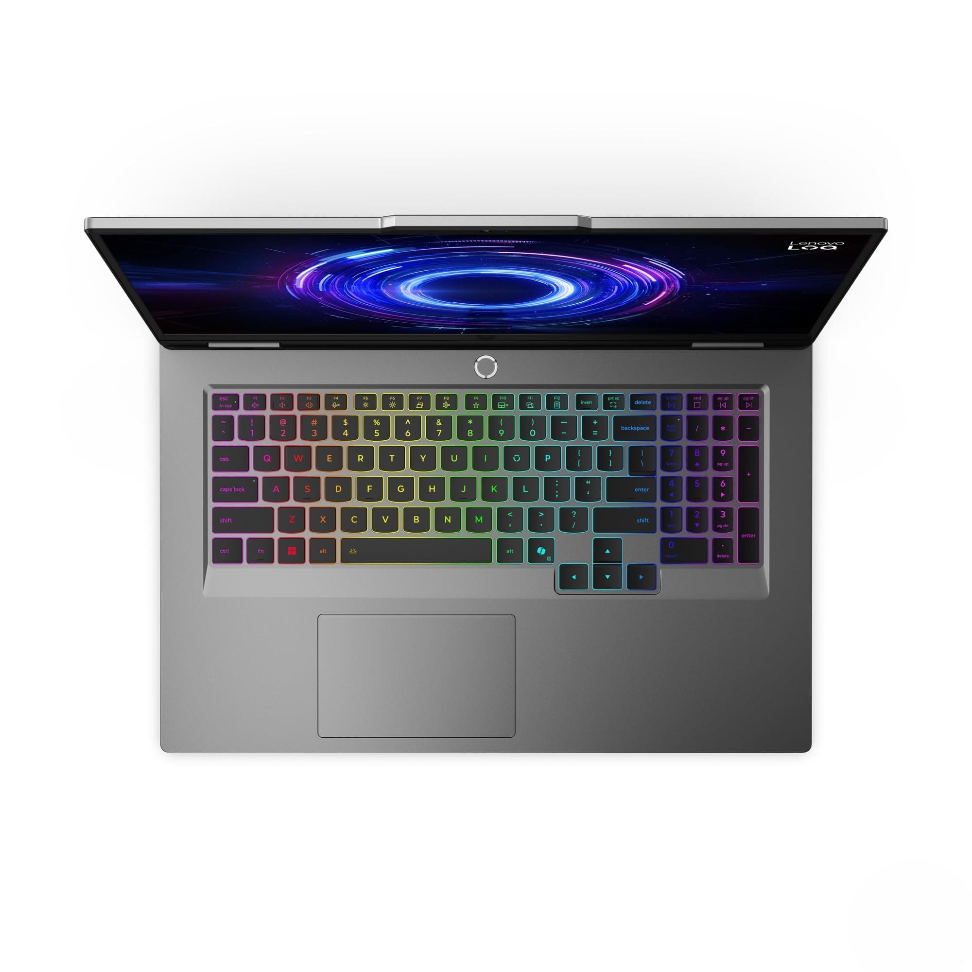Lenovo LOQ Gaming AI Laptop | 17.3" Full HD 165Hz Display | NVIDIA GeForce RTX 5070 | Intel Core i7-14700HX | 16GB RAM | 1TB SSD | Win11 | QWERTZ | 24-Zonen-RGB-Tastatur | Grau | 3 Monate GamePass Bild 2