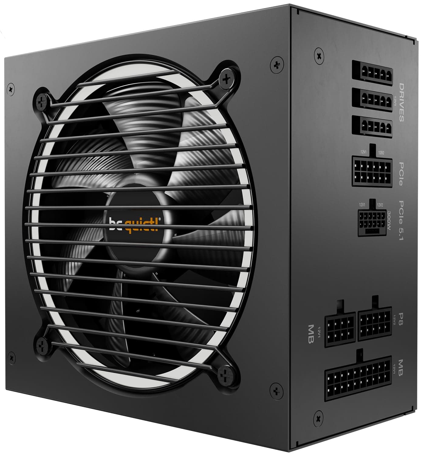 be quiet! Pure Power 12 M 550W, ATX 3.1 und PCIe 5.1 kompatibel, 80 Plus Gold, modulares Netzteil, 12V-2x6-Kabel inkludiert, 120mm be quiet! Lüfter, BN341 Bild 2