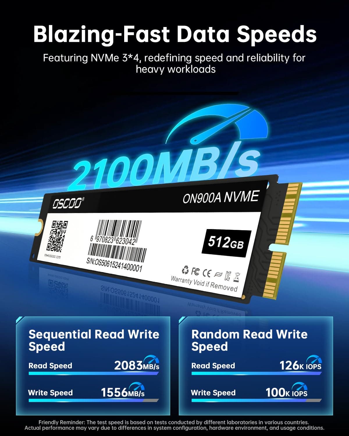 512GB NVMe SSD PCIe Gen3.0x4 Interne Festplatte bis zu 3500MB/s Lesen & 3000MB/s Schreiben, NVMe 3D NAND Technik, NUR KOMPATIBEL mit macOS 10.13+, für Mac Air/Pro/Mini/iMac (Siehe Beschreibung) Bild 3