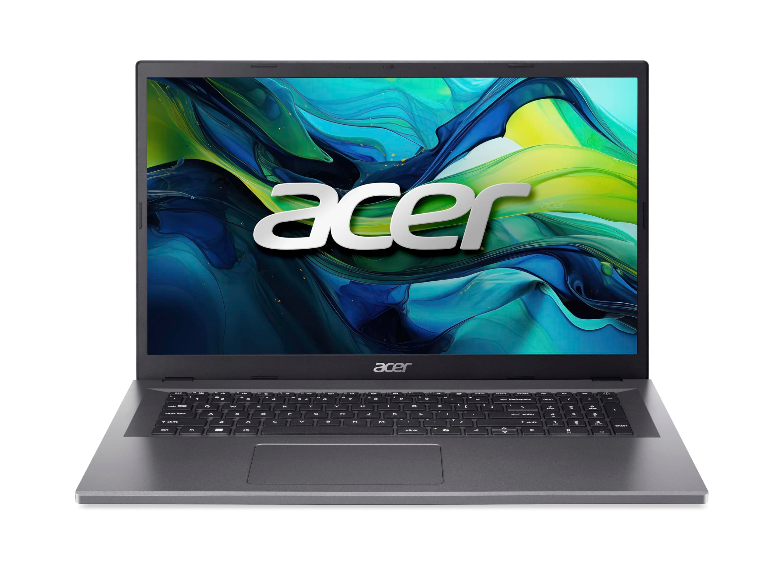 Acer Aspire Go 17 (AG17-31P-3285) Laptop, 17" FHD IPS Display, Intel Core 3 N355, 8 GB RAM, 512 GB SSD, Intel Grafik, Windows 11, QWERTZ Tastatur, grau Intel Core 3 N355 8.0 GB 512.0 GB