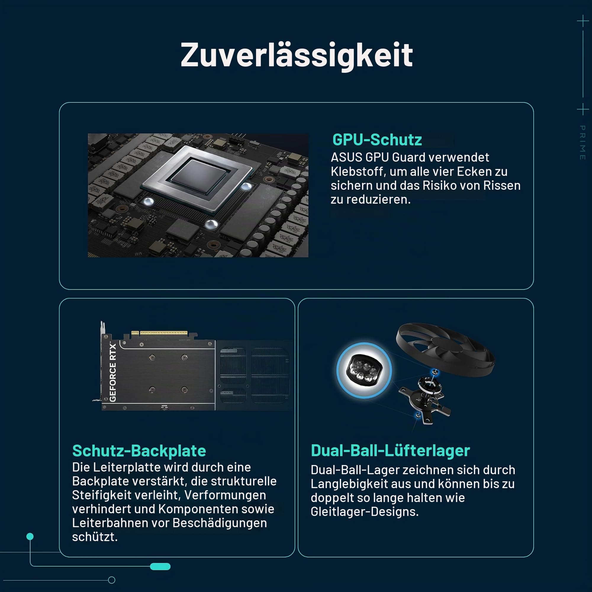 ASUS Prime GeForce RTX 5060 8GB GDDR7 Gaming Grafikkarte (Nvidia GeForce RTX5060 DLSS 4, 2,5-Slot Design, PCIe 5.0, 3X DisplayPort 2.1b, 1x HDMI 2.1b, PRIME-RTX5060-8G) Bild 7