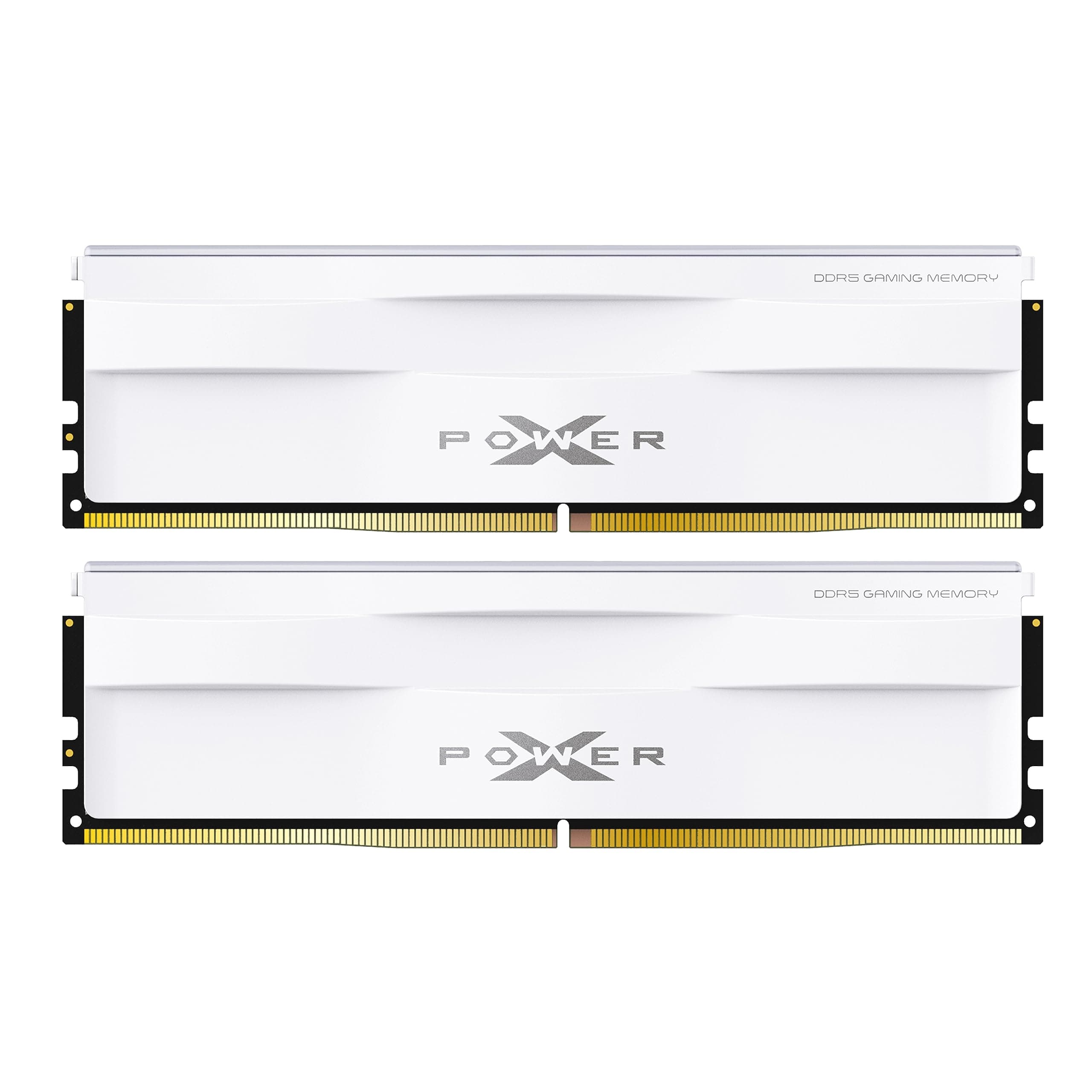 Silicon Power DDR5 32GB (2x16GB) 6000MT/s (PC5-48000) 288-pin CL30 1.35V UDIMM Desktop Memory Module RAM SP032GXLWU60AFDG White Bild 2