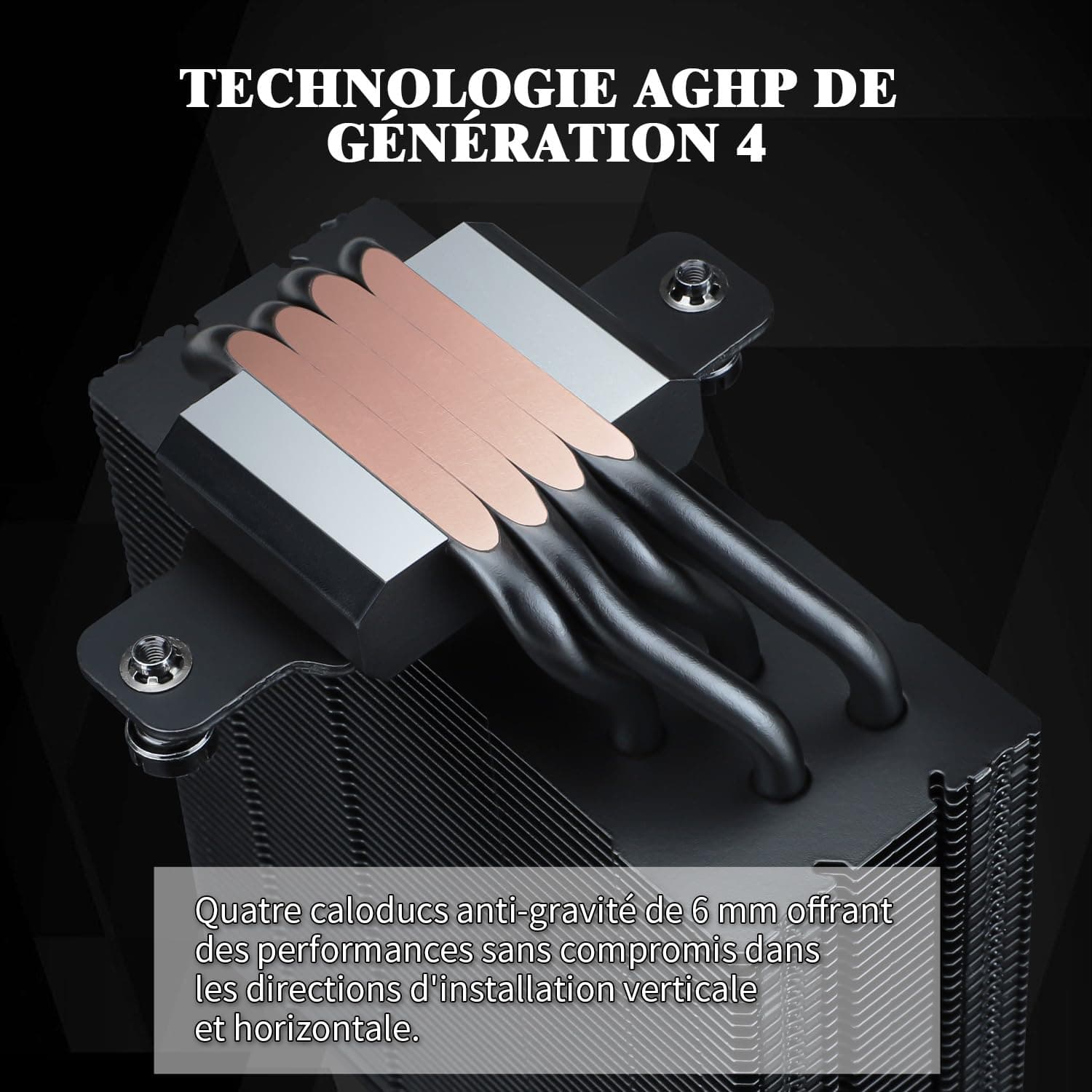 TR Assassin Spirit 120 EVO Schwarz, 120 mm PWM Quiet Fan ARGB CPU-Kühler, unterstützt Intel LGA1700/1150/1151/1200, AMD AM4/AM5, Goldkühler Bild 3