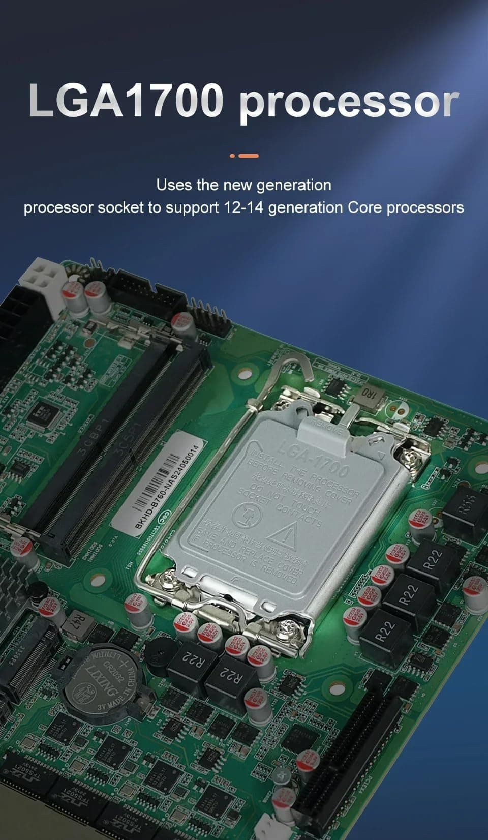 Q670 NAS Mini ITX Motherboard (LGA1700, 12./13./14. Generation), 2 x SIDIMM DDR5 MAX 64G, 2 x M.2 NVMe, 8 x SATA, i226-LM 2.5G vPro 17 x 17 cm Soft Router ITX Mainboard Bild 7