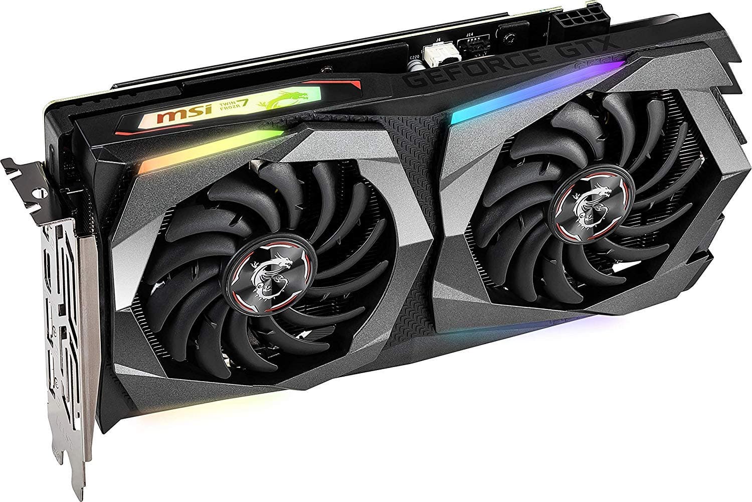 MSI Gaming GeForce GTX 1660 Ti 192-bit HDMI/DP 6 GB GDRR6 HDCP Unterstützung DirectX 12 Dual Fan VR Ready OC Grafikkarte (GTX 1660 TI Gaming X 6G) Bild 5