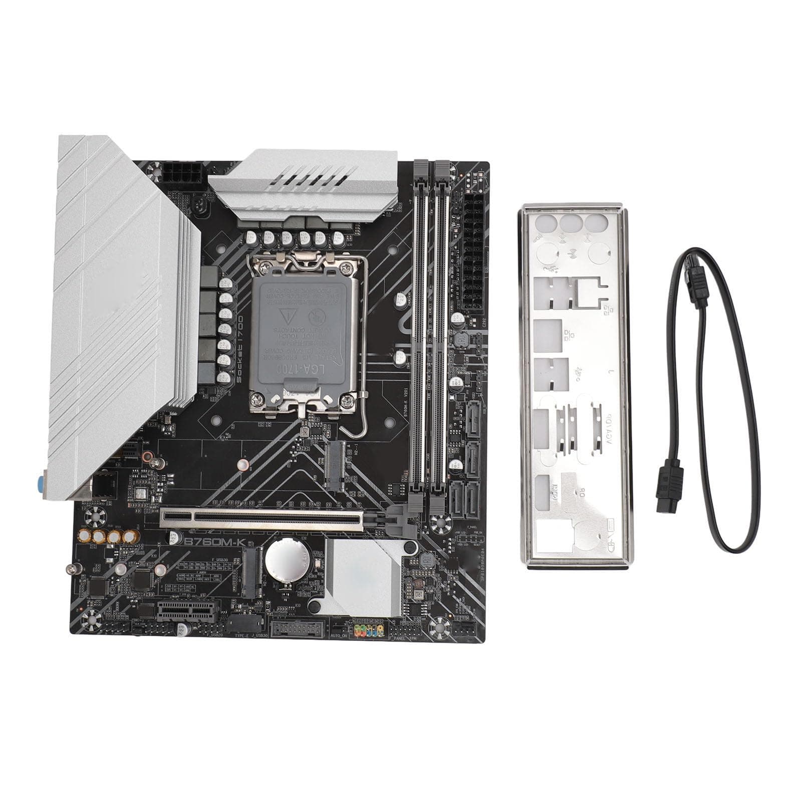 B760M K DDR4-Motherboard LGA1700, GEN 12/13-Serie, PCIe 4.0, M.2-Steckplatz, SATA3.0, USB 3.0, Aura Sync RGB, für Gaming, Designstudios Bild 2