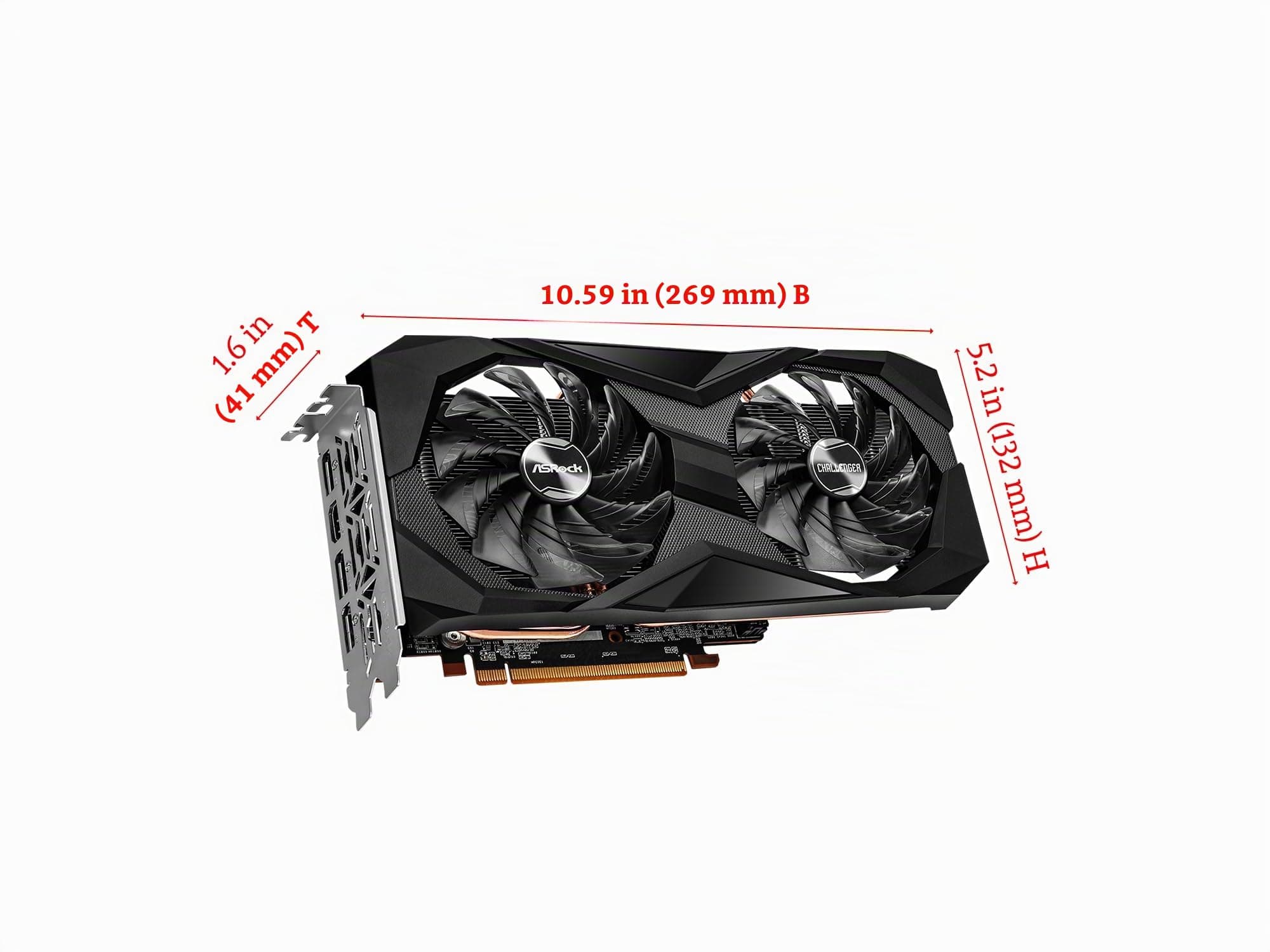 ASRock Radeon RX 6600 CLD, 90-GA2RZZ-00UANF Bild 4