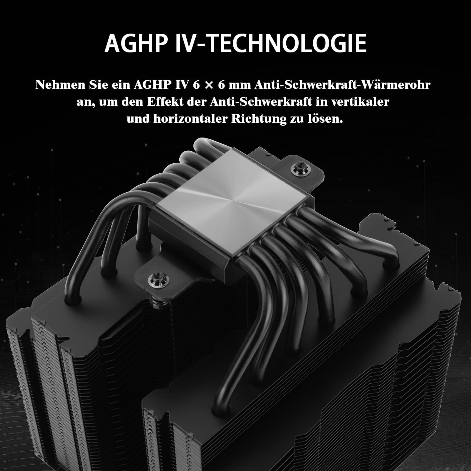 Thermalright Peerless Assassin 140 Black CPU Luftkühler, 6 Heatpipes, Dual PWM Lüfter und Double Towers, 158mm High CPU Kühlung mit Top Cover, forAM4/AM5,Intel LGA 1851/1700/1150/1151/1200 Bild 3