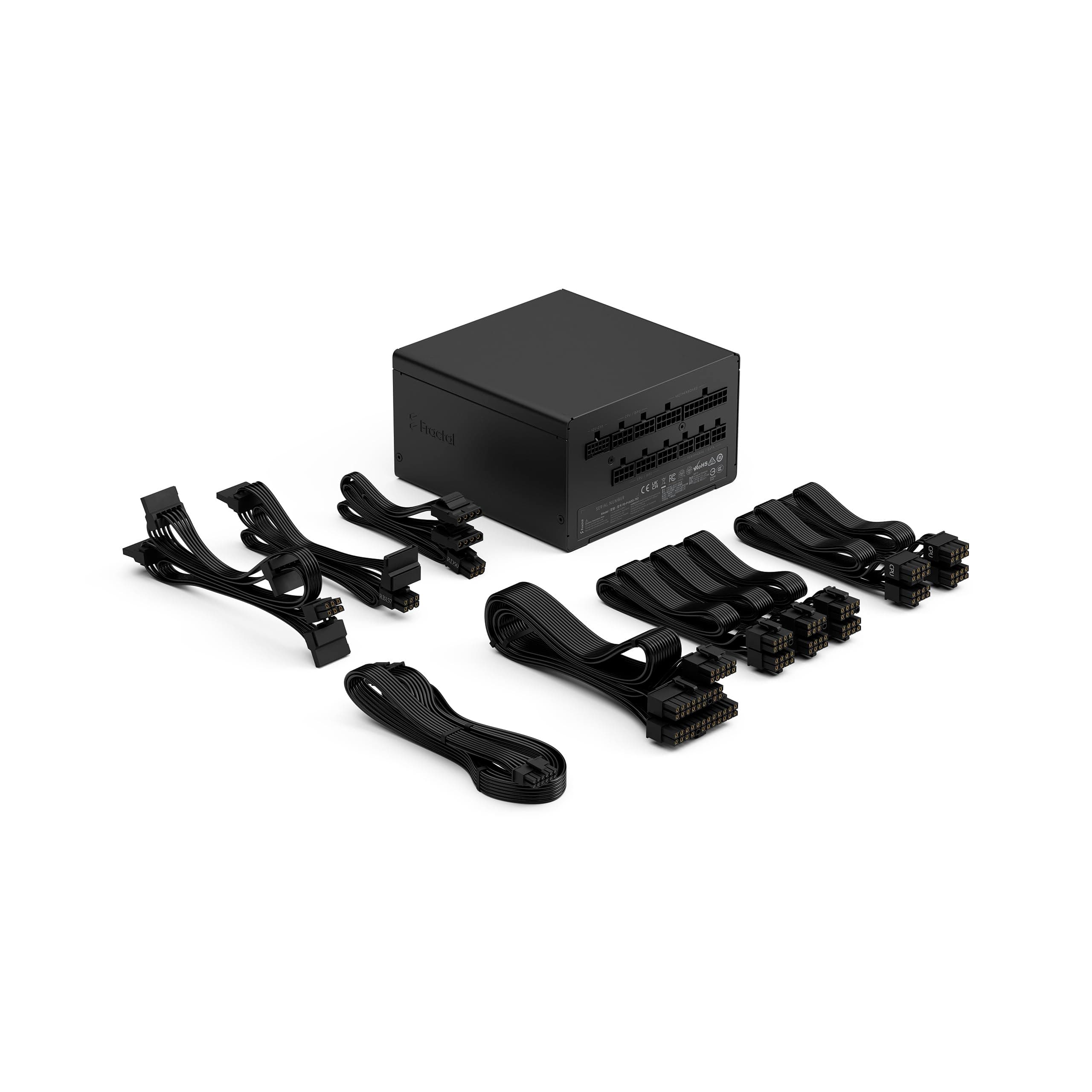Fractal Design Ion 3 Gold 750W Black — 80 Plus Gold, vollmodular, ATX12V 3.1 Netzteil Schwarz 750W Bild 3