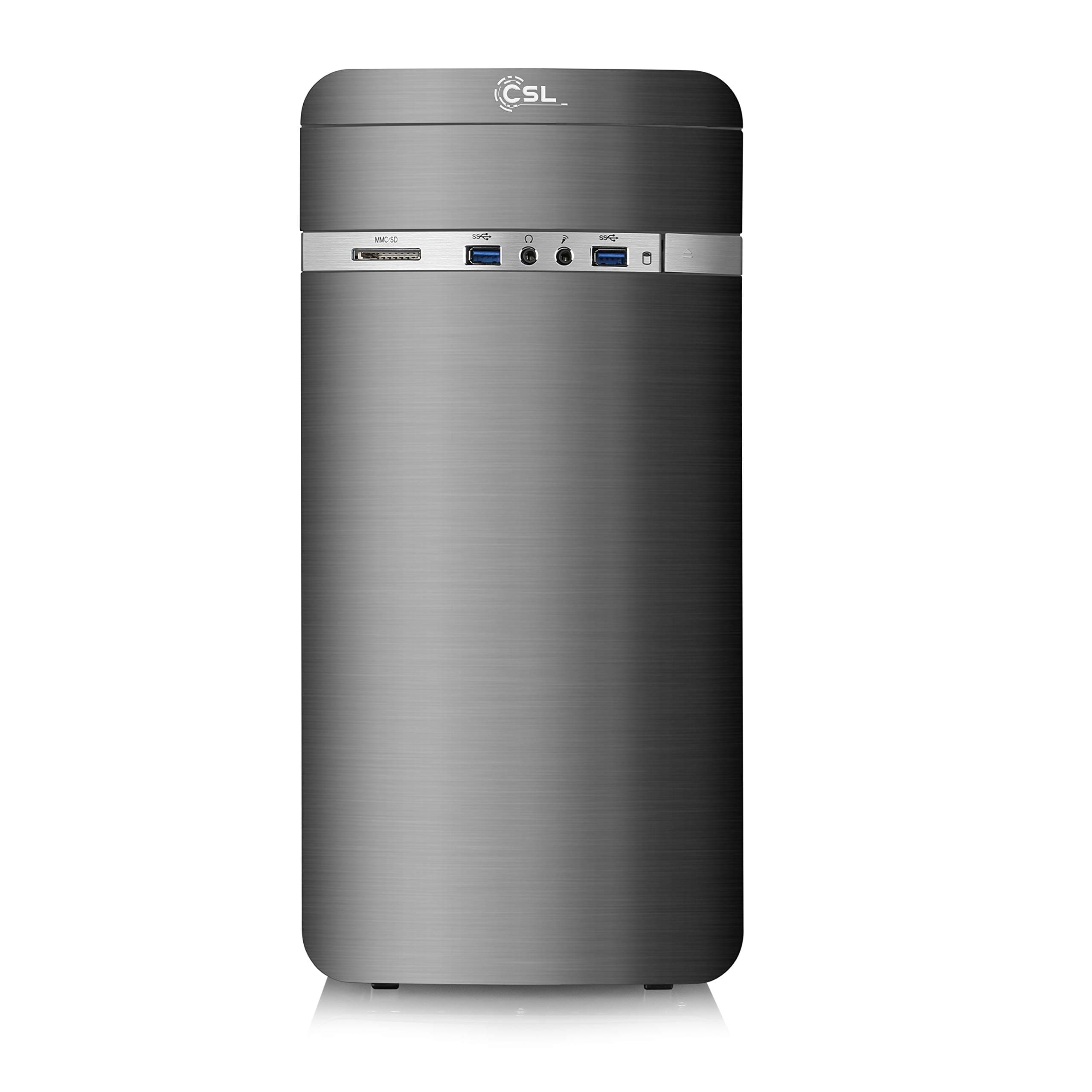 Gaming PC mit Windows 11 Home | AMD Ryzen 5 5655G 6x3.9GHz | AMD Radeon | 500GB M.2 NVMe | 16GB DDR4 RAM | WLAN | Entry Level Computer für Zocker, Gamer Desktop Rechner zum Spielen | A10010 Orion (anthrazit) 500.0 GB 16.0 GB AMD Radeon Windows 11 Home Bild 4
