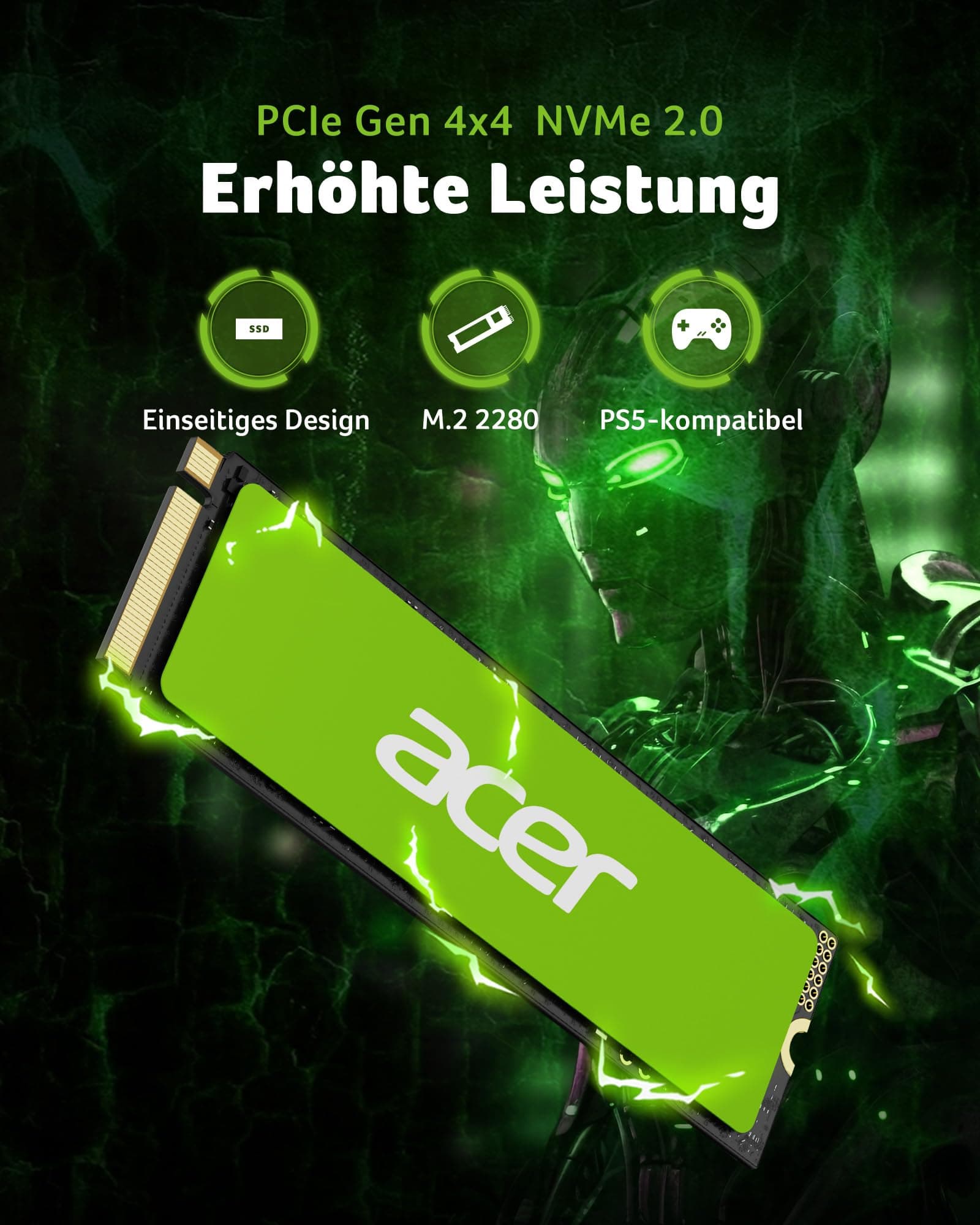 acer FA200 4TB SSD M.2 PCIe Gen 4 NVMe Bild 6