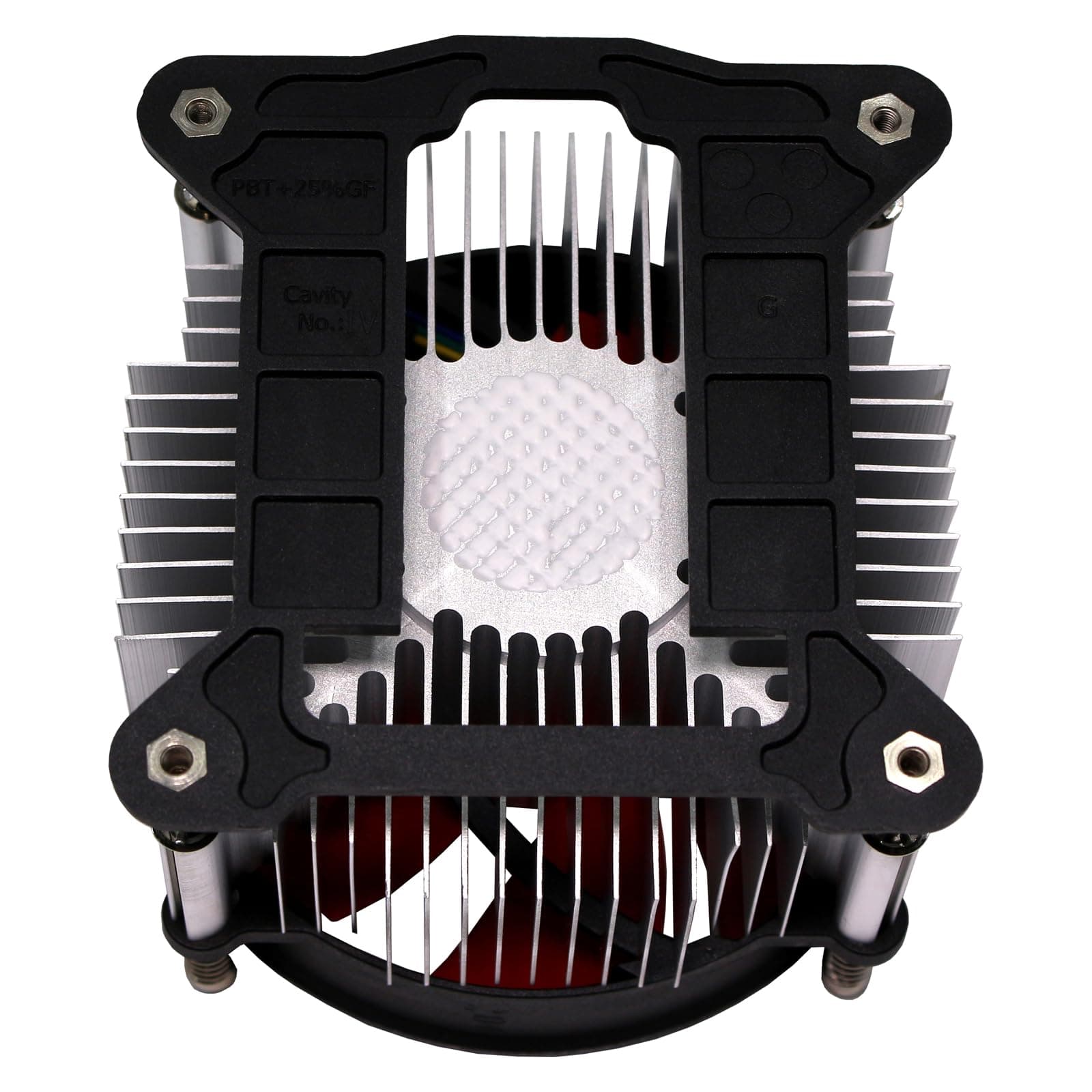 Xilence I350PWM Intel CPU Kühler, LGA 1700, 110W TDP, Top Blow, leiser 92mm PWM Lüfter, einfache Montage, optimal für moderate Kühlanforderungen im Office und Home PC, silber Bild 8