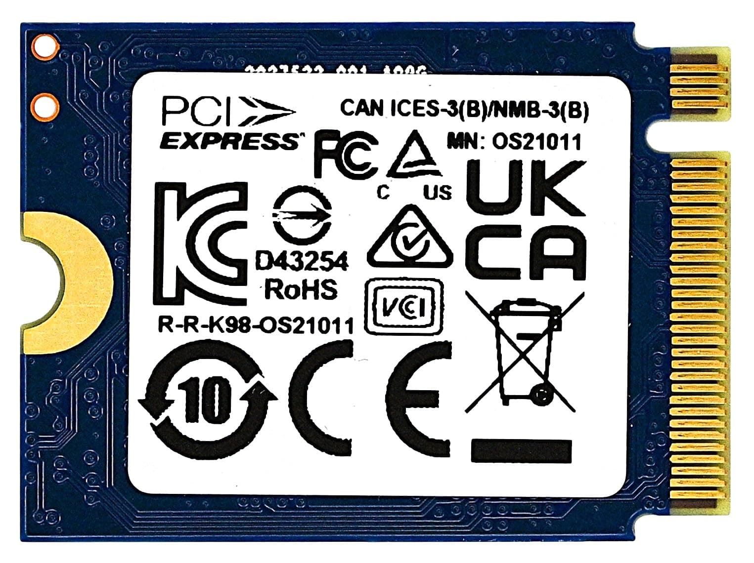 Kingston 512GB M.2 2230 PCIe Gen 4.0x4 NVMe SSD TLC NAND (Speeds up to 4700 MB/s) OM3PGP4512Q-A0 Compatible with Steam Deck Surface Ally Mini PCs Bild 3