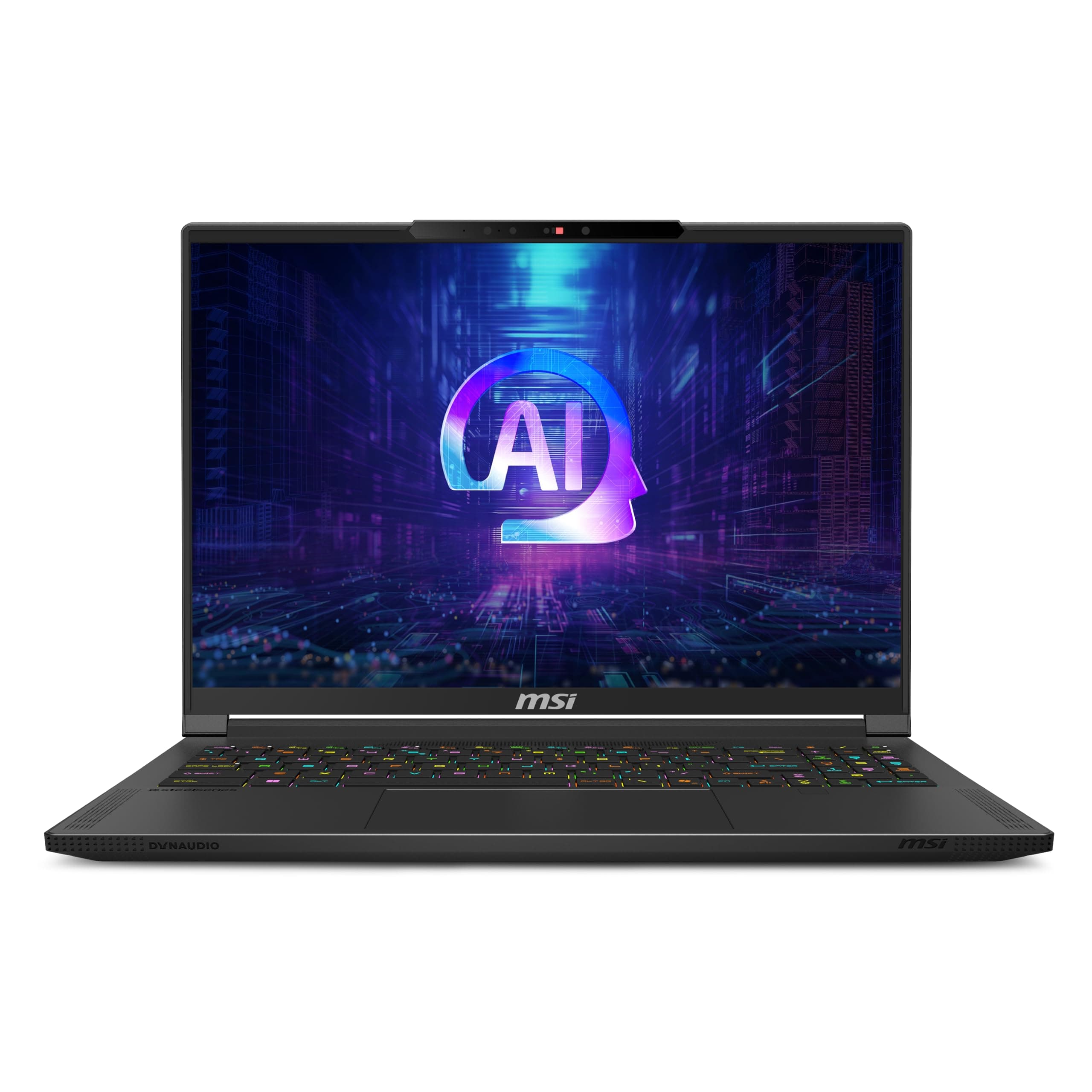 MSI Stealth A16 AI+ A3HVFG-250IT Notebook Gaming, 16" 16:10 QHD+ 240Hz, AMD Ryzen AI 9 365, RTX 4060 GDDR6 8GB, SSD 1TB PCIe4, LPDDR5x 32GB 7500MHz, WiFi 7, 99Whr, Win 11 Home [IT-Layout und Garantie Ryzen AI 9 365 16" RTX 4060 Bild 2