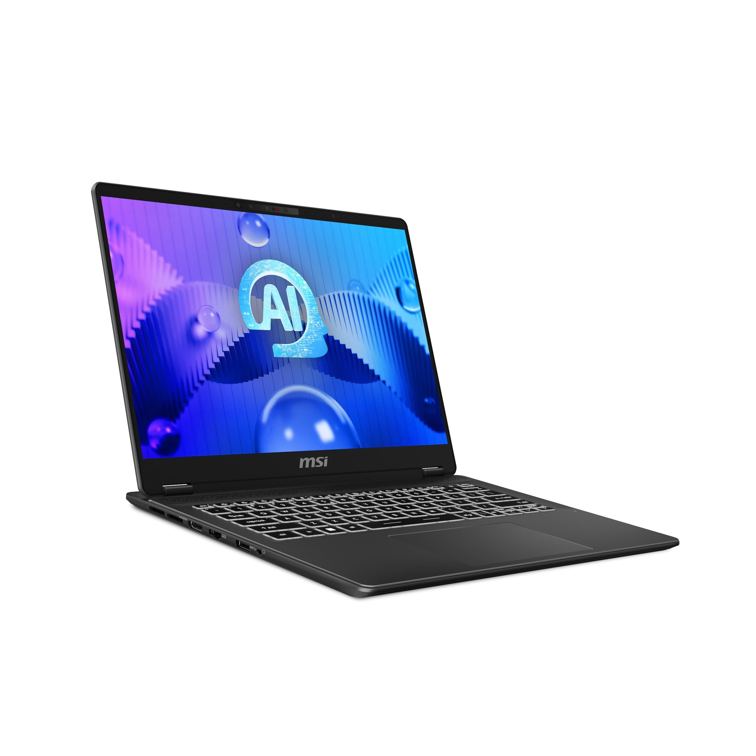 MSI Prestige 14 AI Studio C1UDXG-060IT, Notebook 14 Zoll FHD+ 144Hz, Intel Core Ultra 7 155H, Nvidia RTX 3050, 6GB GDDR6, 1TB SSD PCIe4, 16GB RAM DDR5 5600MHz, WiFi 7, Win 11 Home [Layout und Garantie Bild 5