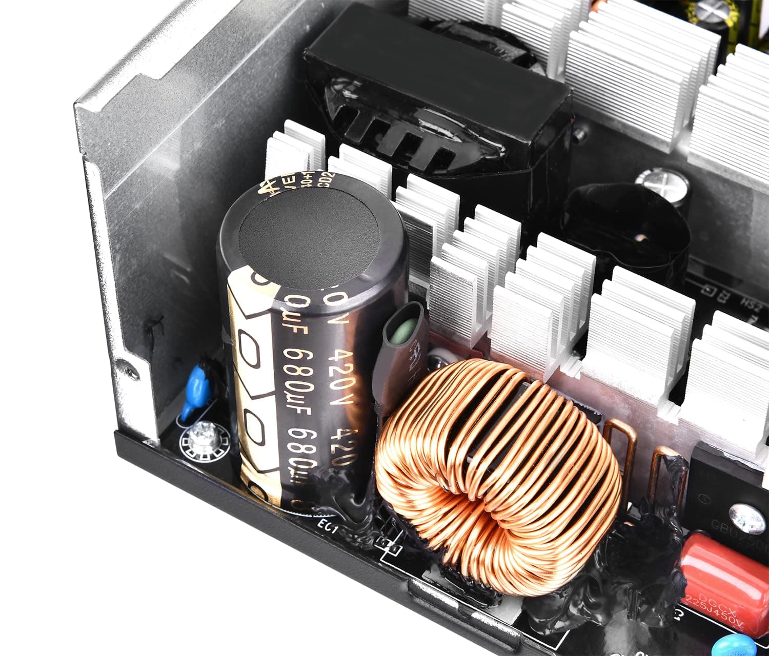 Thermaltake Smart BX3 Pro SE 850W | Non Modular | 80 Plus Bronze | EU | Etched Flat Cables | Gen 5 | Leiser Betrieb | Hydraulisch gelagerter Lüfter Bild 3