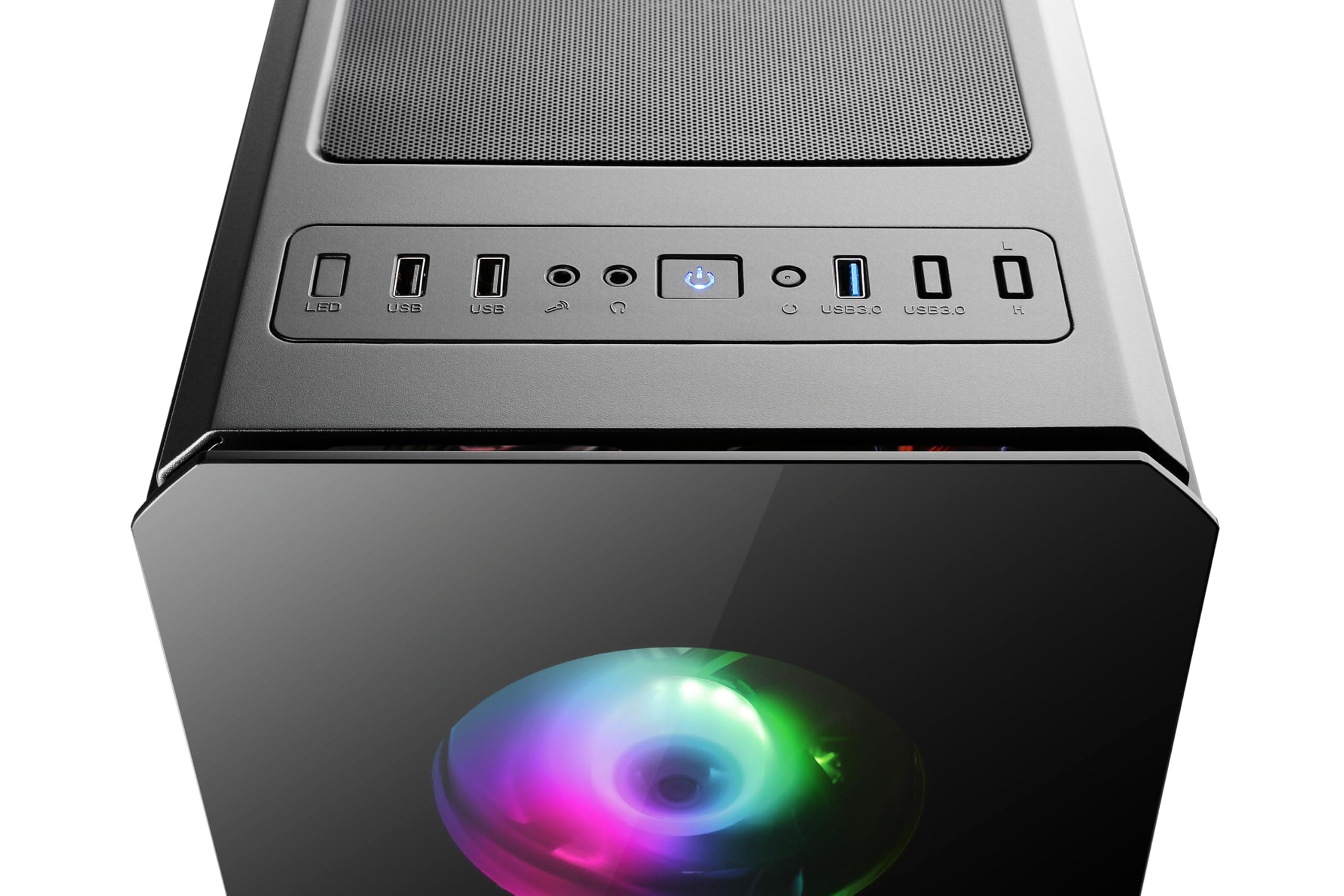 Gaming PC mit Windows 11 Home | AMD Ryzen 5 5500 6x3.6GHz | RTX 5060 | 2000GB M.2 NVMe | 64GB DDR4 RAM | WLAN | Computer für Zocker, Gamer Desktop Rechner zum Spielen | A12468 Theseus 2000.0 GB 64.0 GB RTX 5060 Windows 11 Home Bild 2