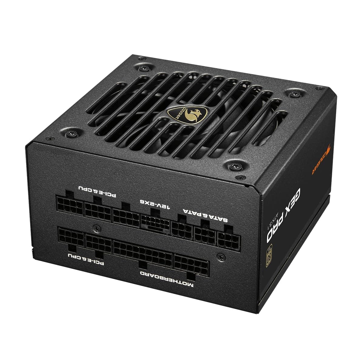 Cougar GEX PRO 750 Vollmodulares Netzteil: PCI Express 5.1, 12+4-poliger Stecker, 80 Plus Gold Zertifiziert, langlebiger HDB-Lüfter, hydrodynamisches Lager, ATX 3.1 Zertifiziert, weniger Lärm Bild 2