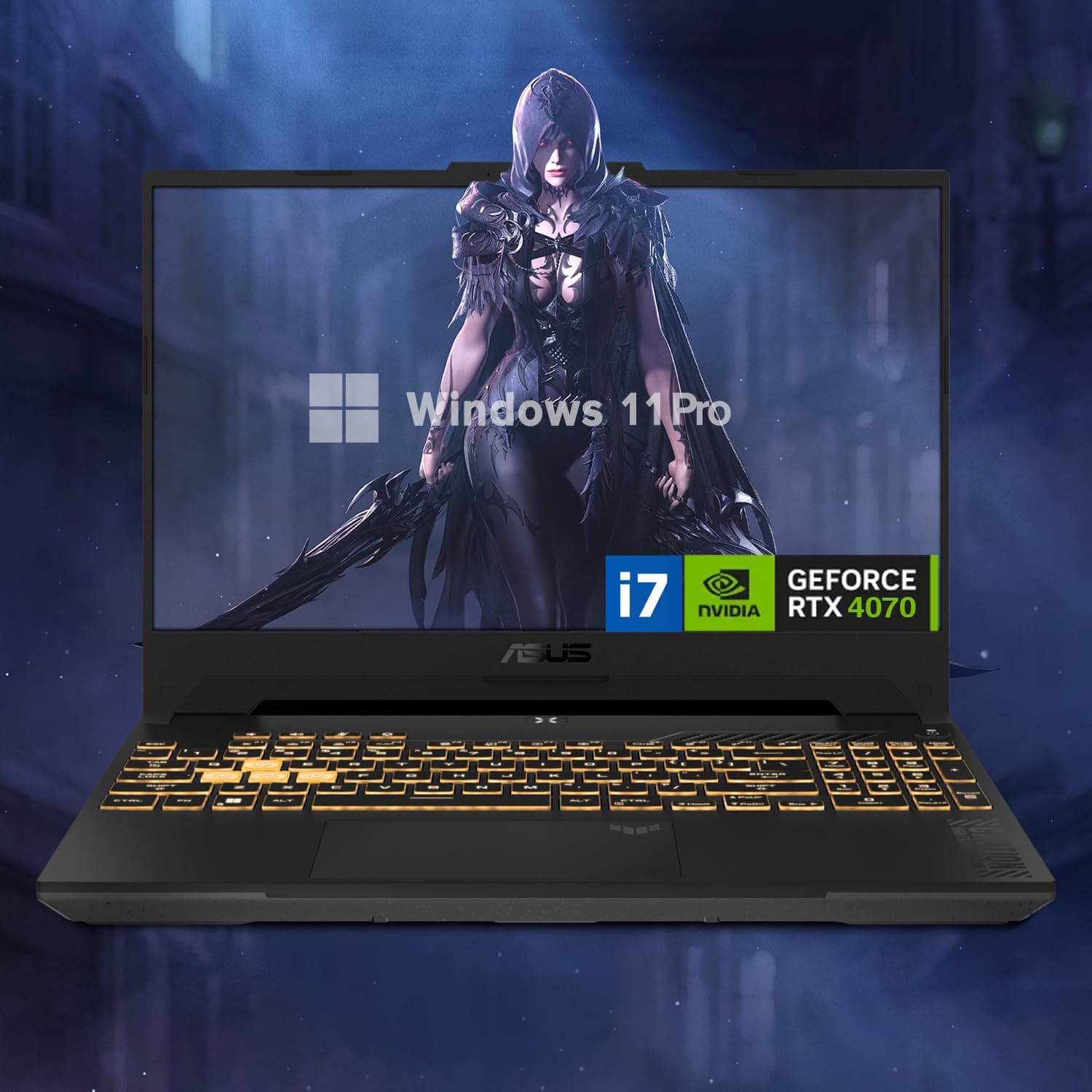 ASUS TUF 15.6 i7 RTX 4070 Premium Gaming Laptop, 39.6 cm FHD 1920 * 1080 144Hz, Intel i7-13620H (Beats Intel i9-12900), NVIDIA GeForce RTX 4070, 64GB DDR5, 2TB SSD, RGB Backlit Keyboard, Windows 11 64GB RAM | 2TB SSD Windows 11 Pro