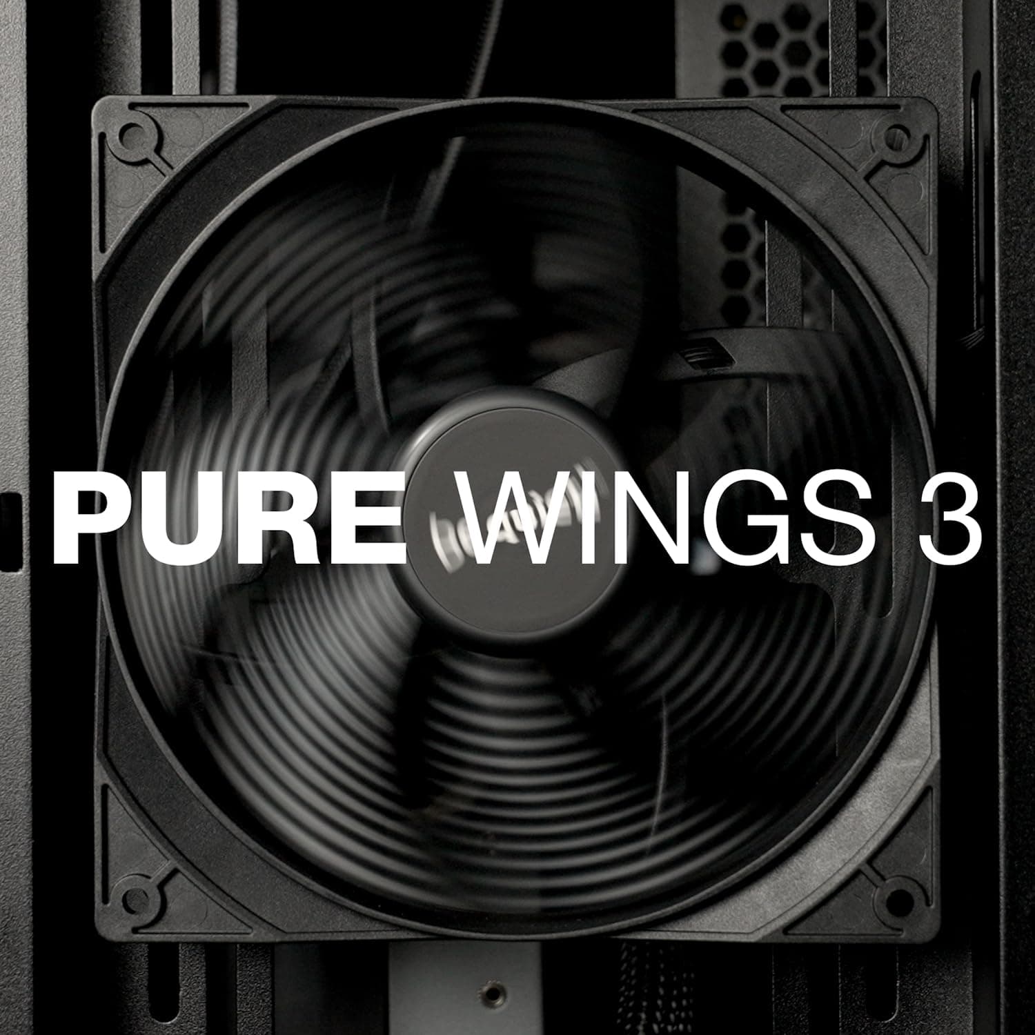 be quiet! Pure Base 501 PC-Gehäuse, 2 vorinstallierte Pure Wings 3 140mm PWM-Lüfter, hoher statischer Druck, geräumiges Design, kompakte Abmessungen, USB 3.2 Gen. 2 Type C, vertikale GPU-Installation Bild 3