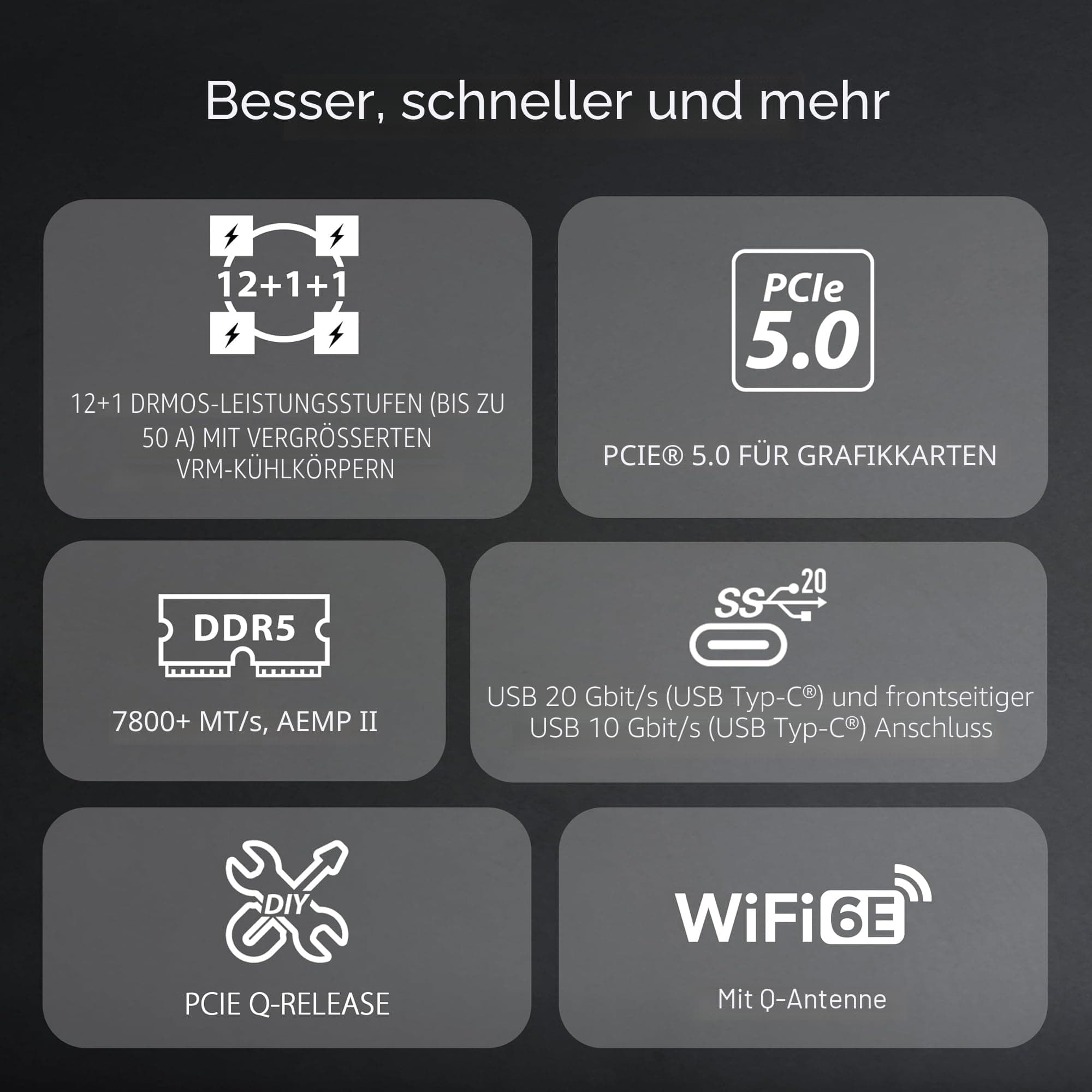 Scheda Madre - Asus - Tuf Gaming B760M-Plus Wifi Ii - Intel B760 Lga 1700 Micro Atx M-Plus WiFi II TUF B760 Bild 5