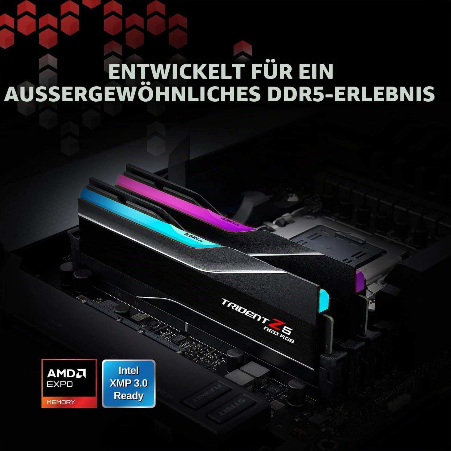 G.skill Trident Z5 Neo Rgb F5-6000j3636f16gx2-tz5nr 32gb 2x16gb Ddr5 6000mhz Memory Ram One Size Bild 3