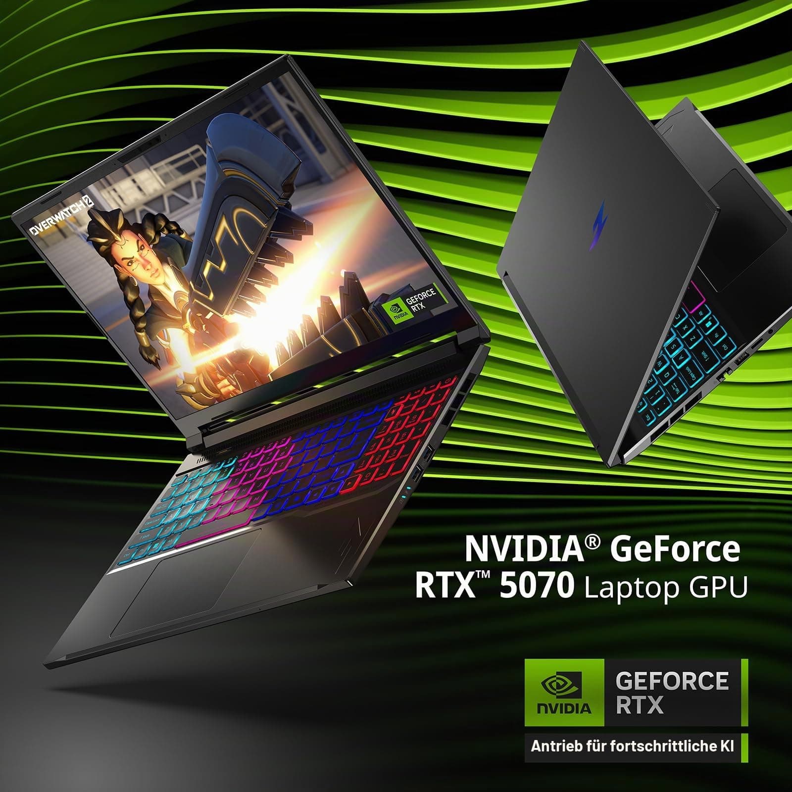 acer Nitro V 16S AI Laptop IA | Notebook Gaming | Nvidia GeForce RTX 5070 8GB | Ryzen AI 7 350 | RAM 16GB DDR5 | 1024GB SSD | 16" WQXGA IPS 180Hz Display | Copilot+ PC | Windows 11 | QWERTY Ryzen AI 7 350 NVIDIA RTX 5070 RAM 16 GB, SSD 1 TB Bild 6