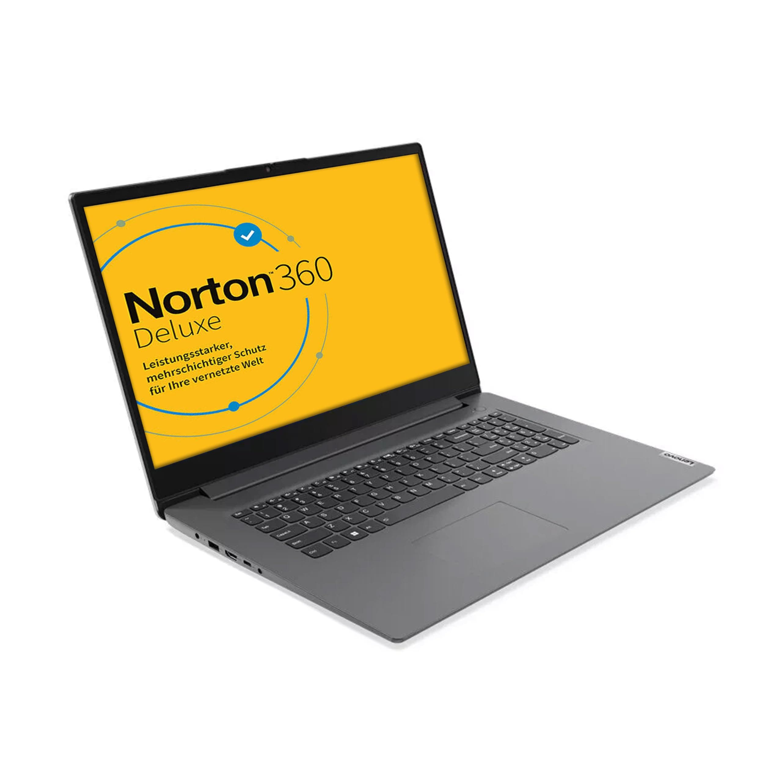 Lenovo Laptop 17,3" FHD Display, Intel U300, 5 x 4.40 GHz, 16 GB RAM, 512 GB SSD, Intel UHD Grafik, Norton 360, Windows 11 Bild 2