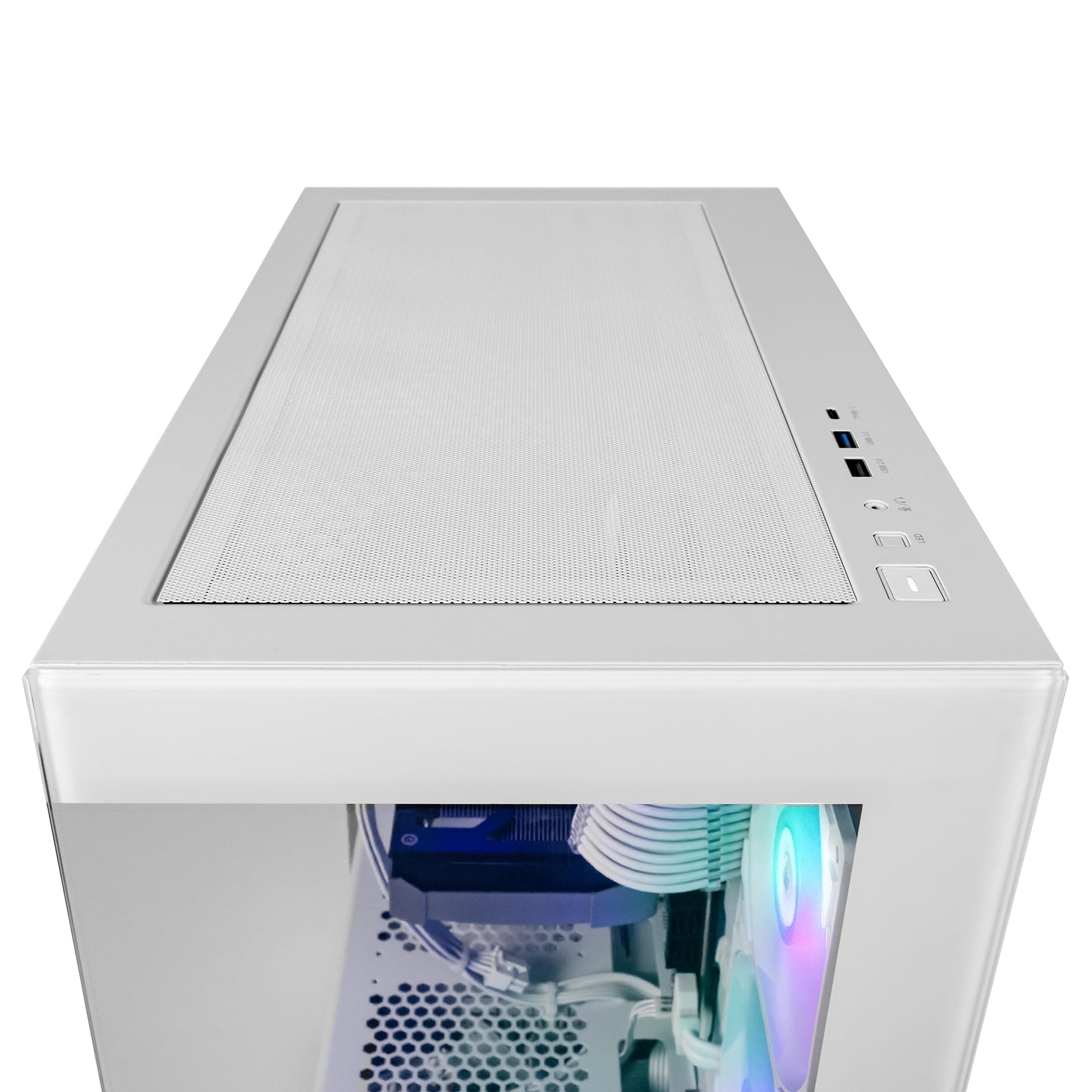 Aurum White Gaming PC Ryzen 7 5700X • GeForce RTX5060Ti 16GB • 32GB DDR4 • 1000GB M.2 SSD • Windows 11 • Luftkühlung • WLAN • Gamer PC Computer Gaming Rechner R7 5700X+RTX5060Ti 16G+32GB RAM+1TB SSD Bild 4