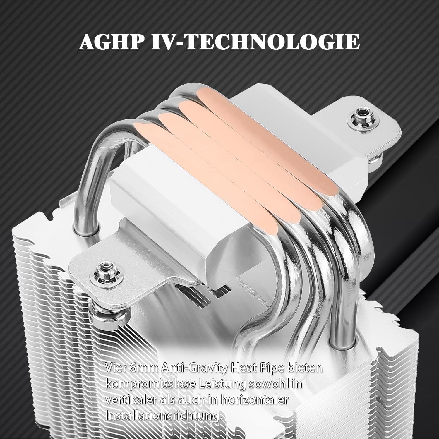 Thermalright ASSASSIN X 90 SE V2 CPU Luftkühler, 4 Heatpipes,TL-P9 PWM Lüfter, Aluminium Kühlkörperabdeckung,AGHP 4.0 Technologie, für AMD AM4 AM5/Intel LGA 1150/1151/1155/1156/1200/1700 (AX90 SE V2) Bild 3