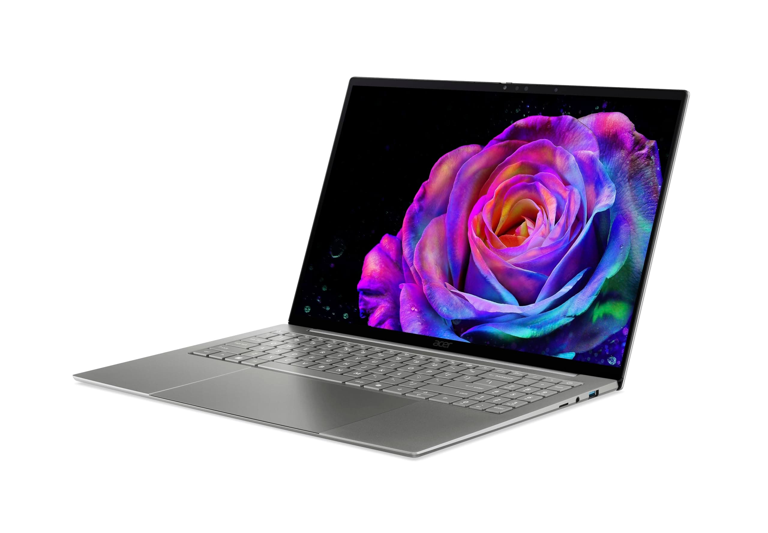 Acer Swift 16 AI OLED (SF16-71T-7053) AI Laptop, Copilot+ PC, 16" WQ2.8K OLED 120Hz Touch-Display, Intel Core Ultra X7 358H, 16 GB RAM, 512 GB SSD, Intel Arc B390 Grafik, Windows 11, QWERTZ Tastatur Bild 3