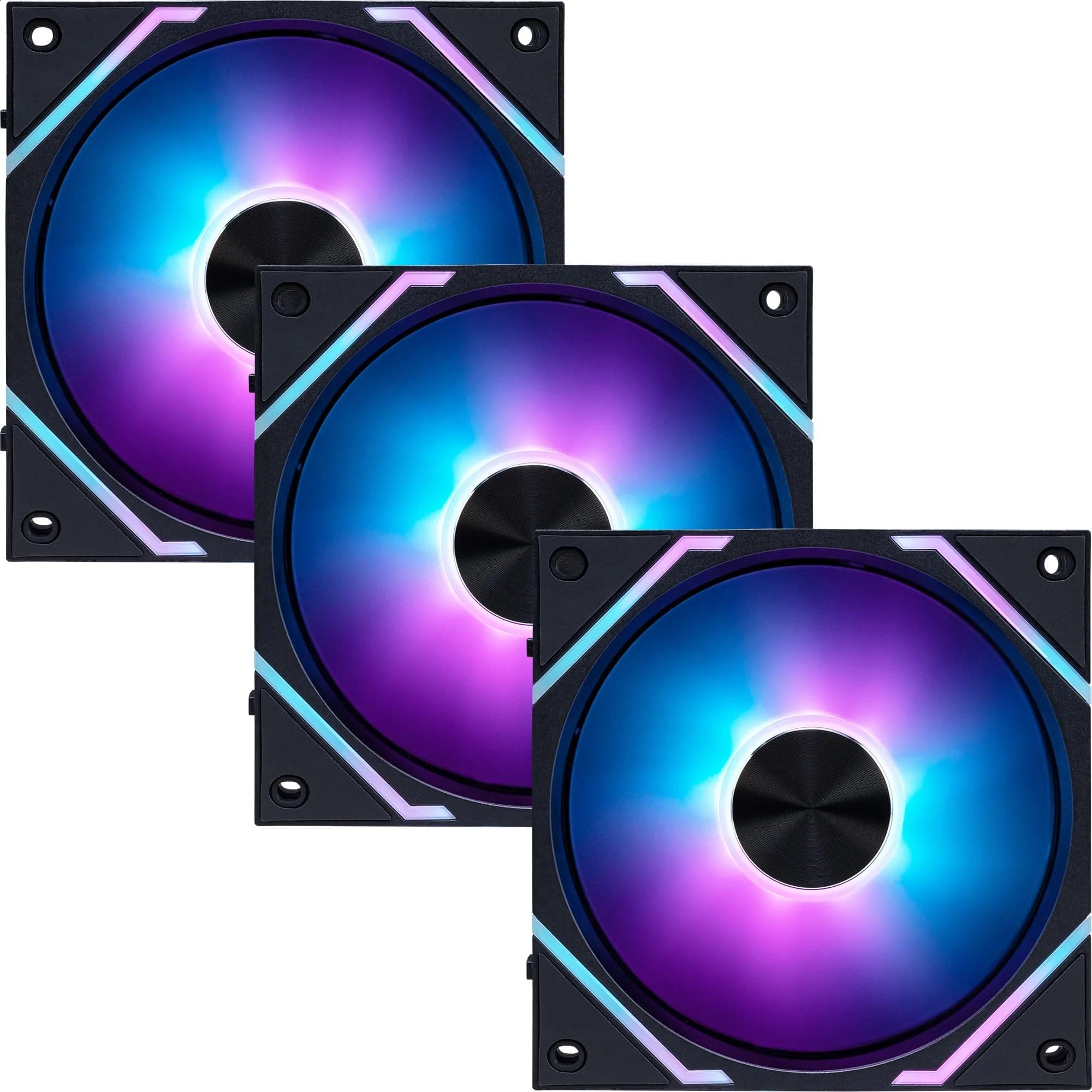 MSI MPG EZ120 ARGB Lüfter - 120 mm ARGB-Lüfter, fluiddynamisches Lager mit zusätzlicher Mutterbefestigung, Mystic Light & Cooling Wizard Unterstützung mit MSI Mainboards Bild 2