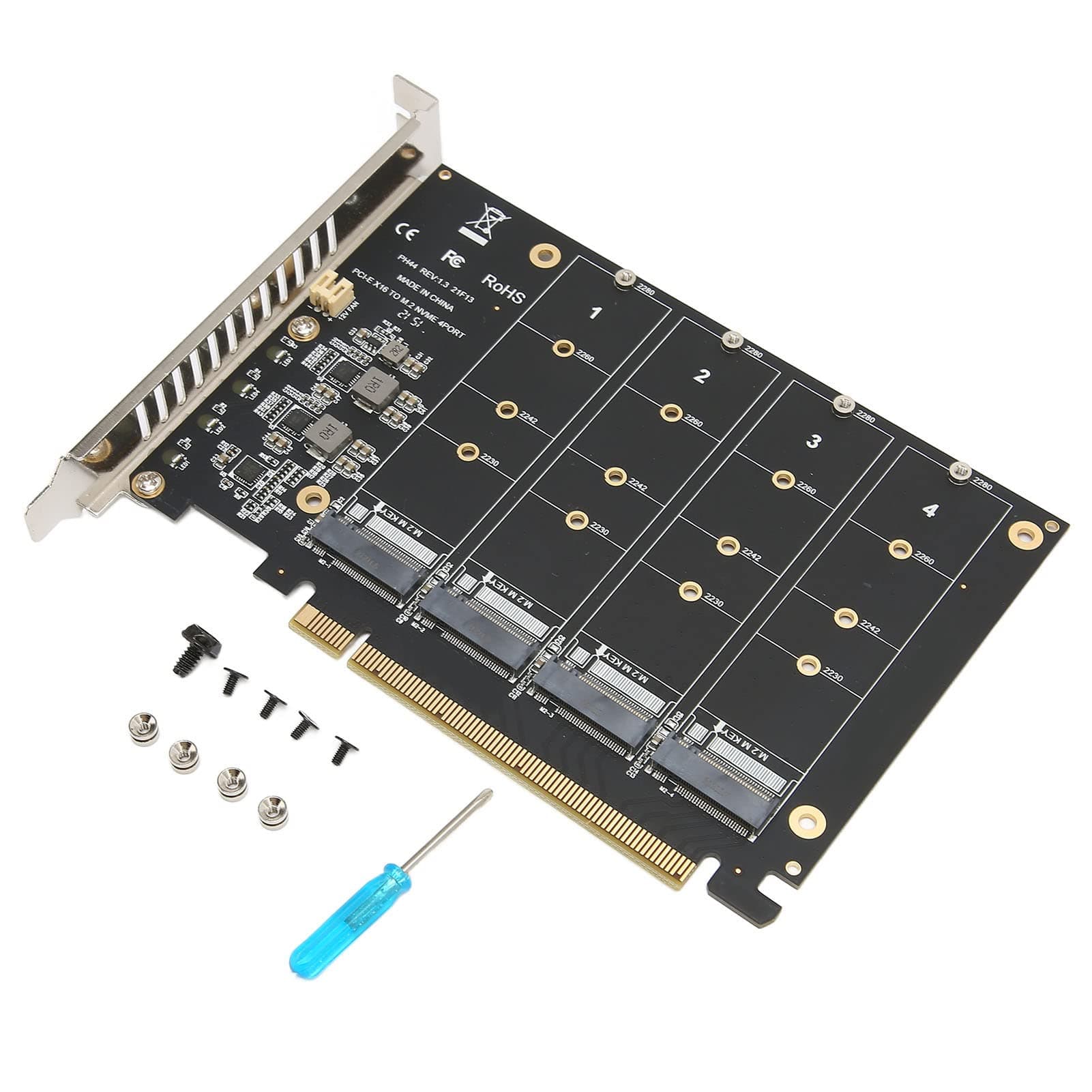 Sxhlseller 4 Bay M.2 NVMe SSD auf PCIe 4.0 Bild 3